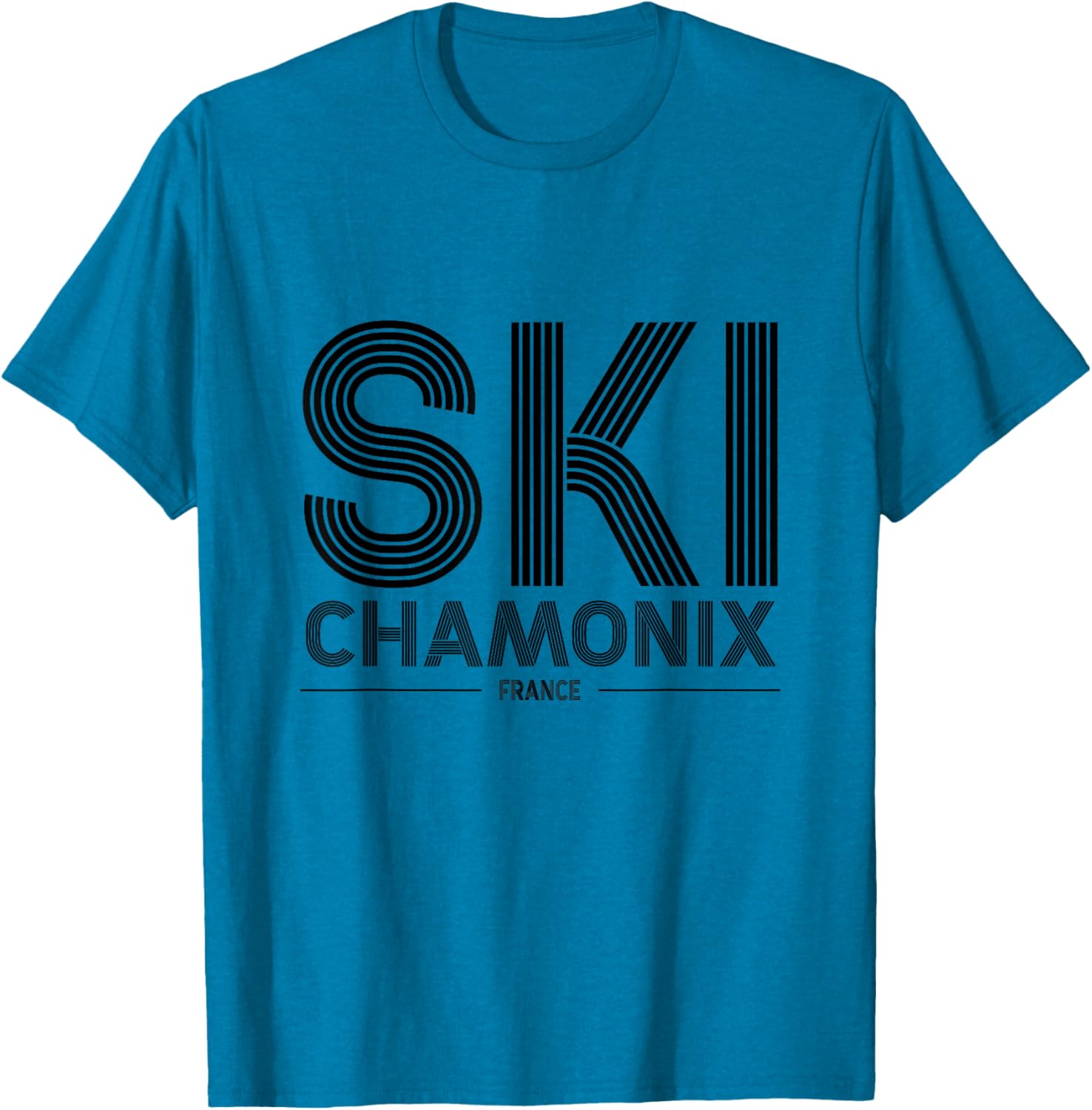 Chamonix Ski Resort T-Shirt for Ski Lovers in the French Alps - 20