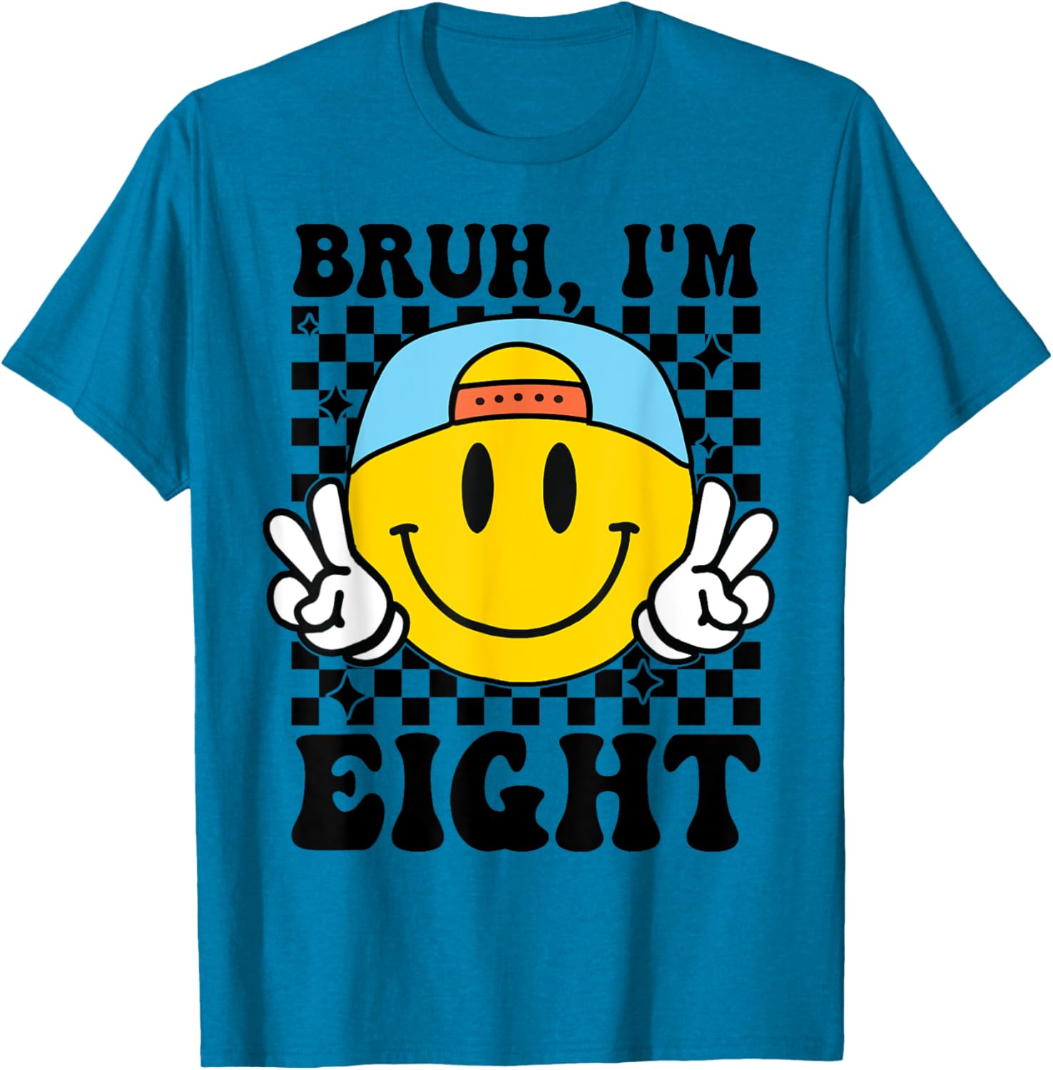 Groovy 8th Birthday T-Shirt for Boys and Girls Fun Gift Idea - 2