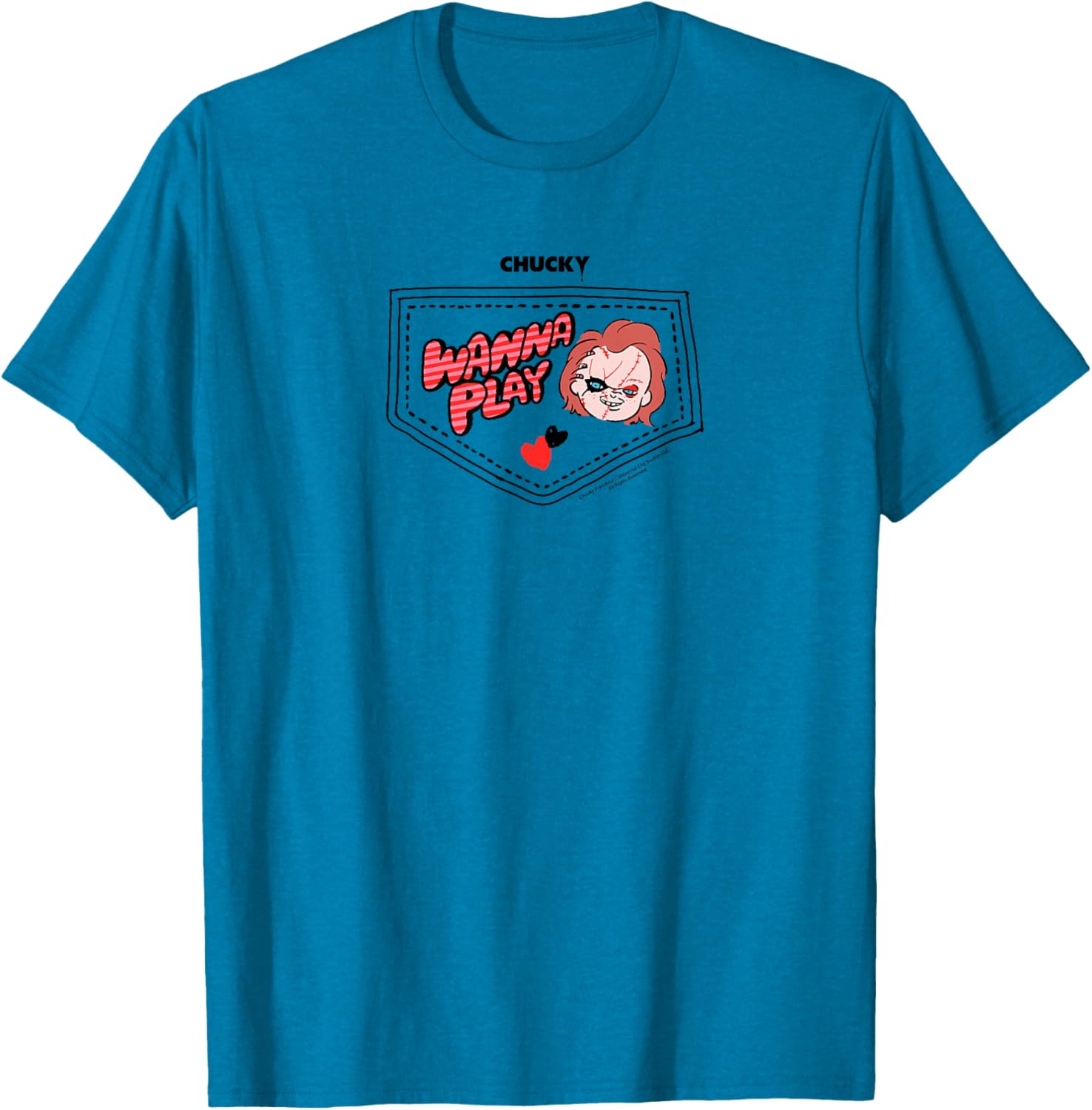 Chucky Wanna Play Faux Pocket T-Shirt for Trendy Kids' Fashion - 16