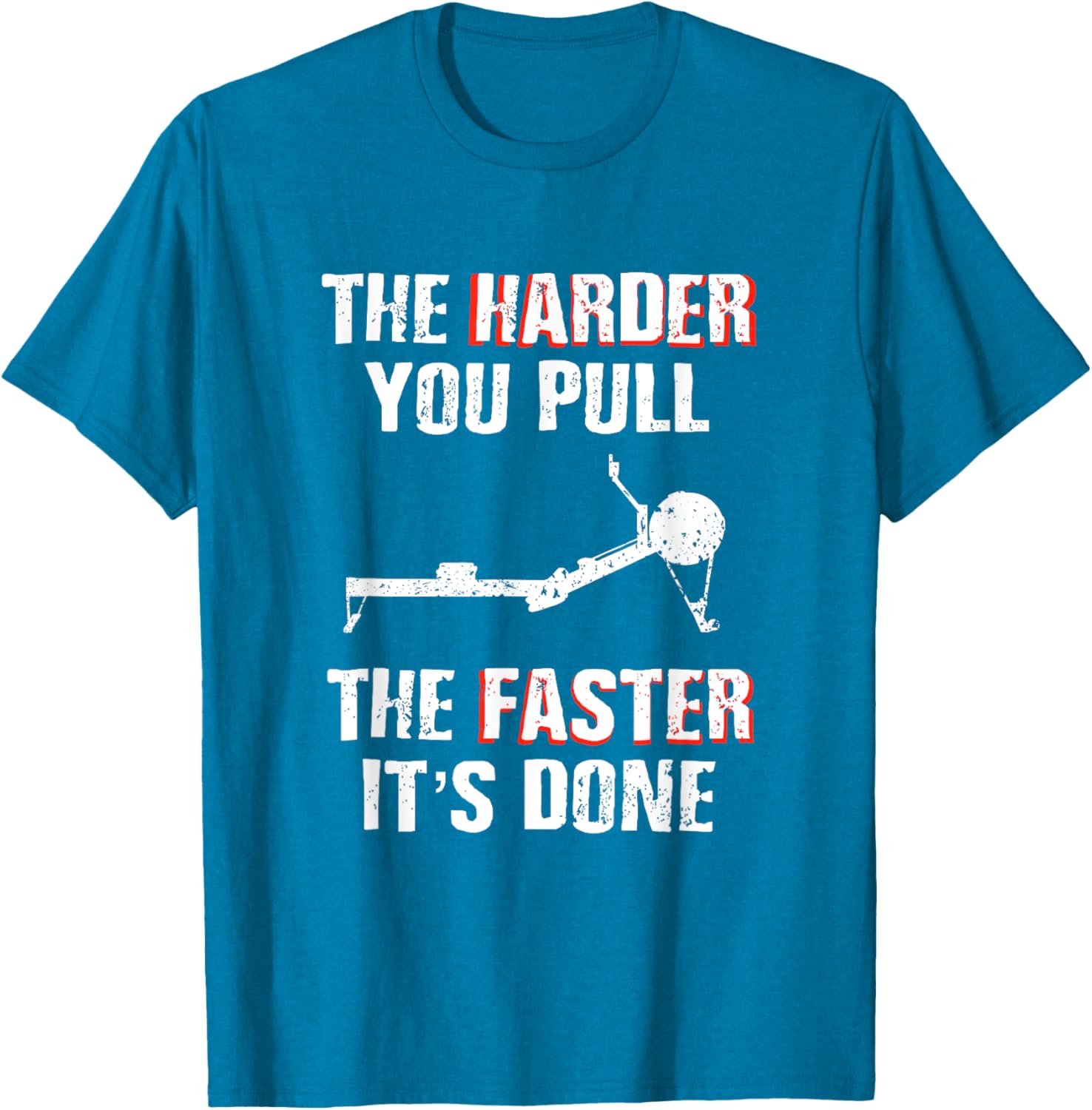 Funny Rowing Machine T-Shirt for Rowers - Pull Harder Apparel - 2