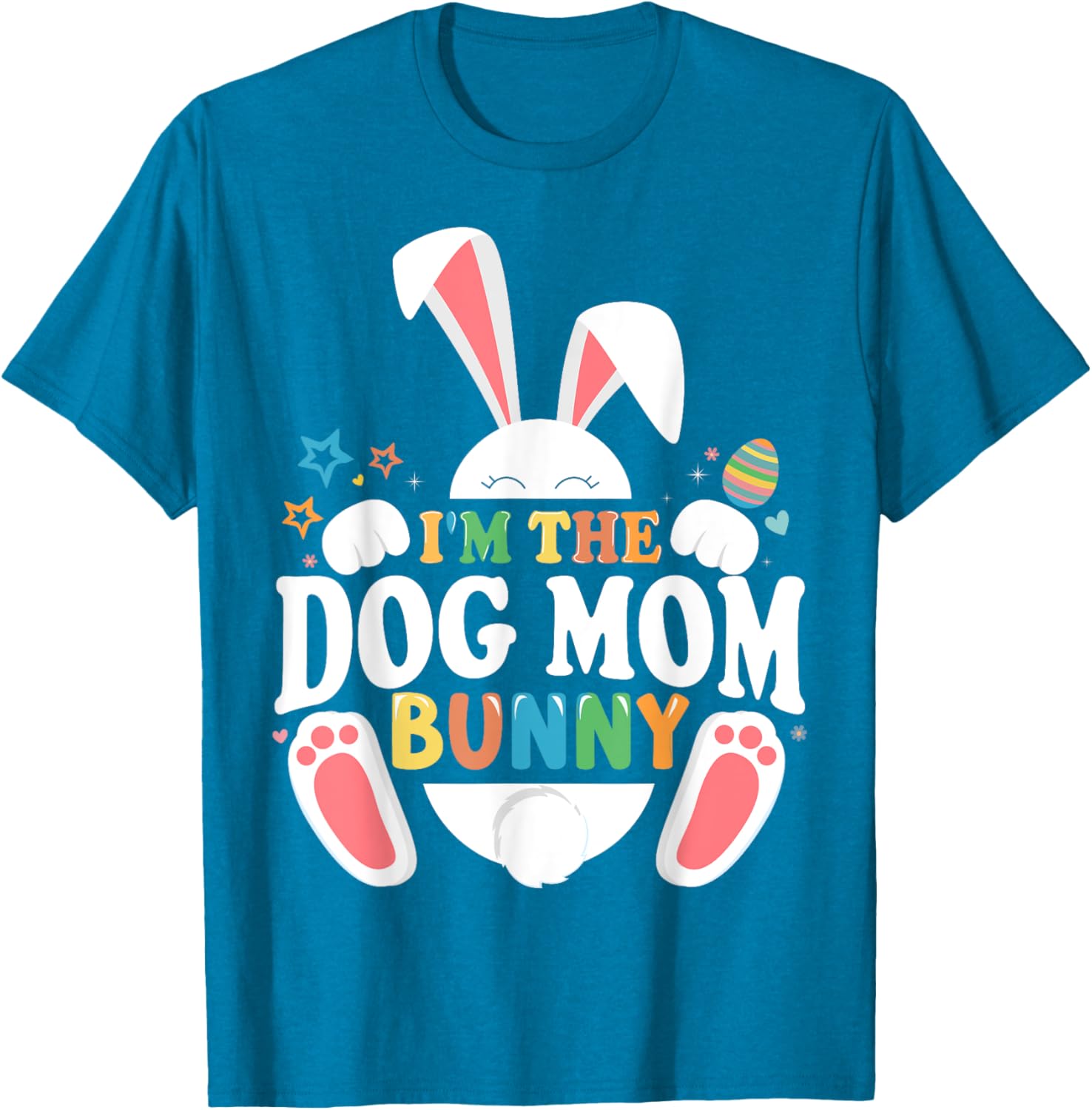 Fun Easter Matching T-Shirt for Dog Moms and Families - Bunny Design - 5