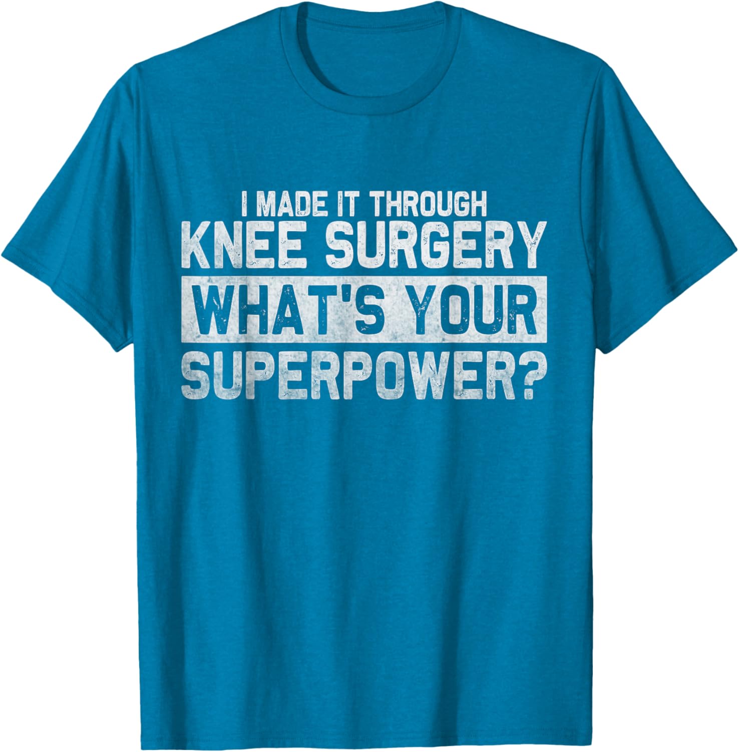 Funny Knee Replacement Recovery T-Shirt for Broken Knee Surgery Recovery - 15
