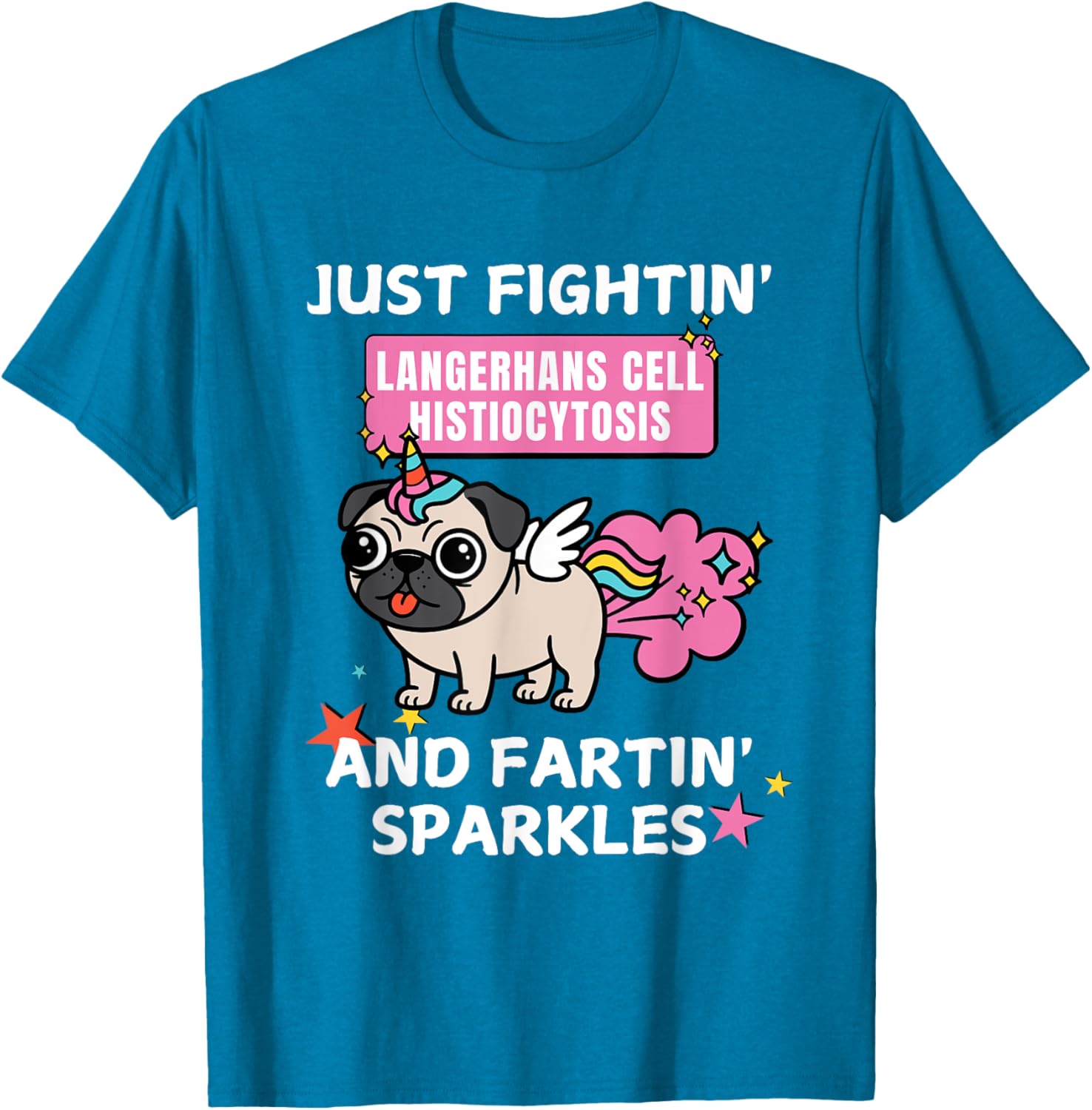 Fightin' Langerhans Cell Histiocytosis Funny T-Shirt for Awareness - 23
