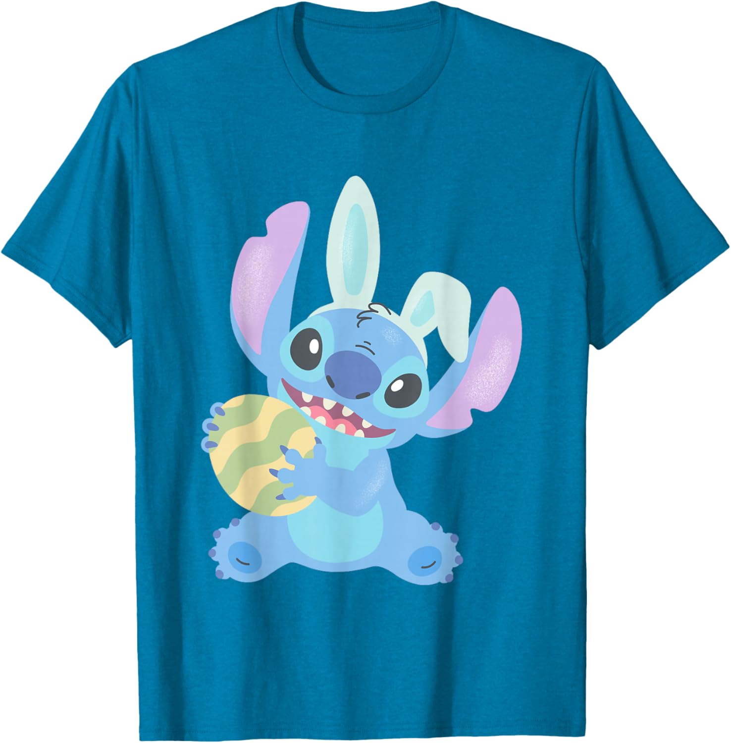 Cute Lilo & Stitch Easter T-Shirt with Adorable Stitch in Bunny Ears - 4