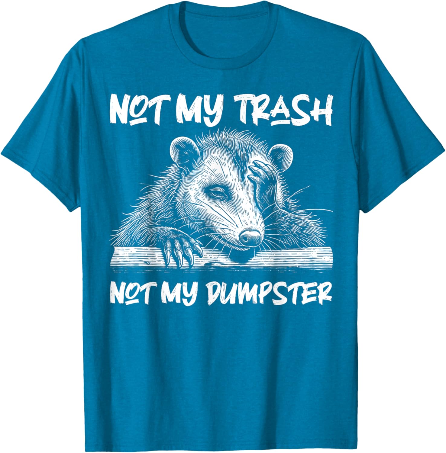 Funny Cute Baby Opossum T-Shirt for Animal Lovers and Opossum Fans - 1