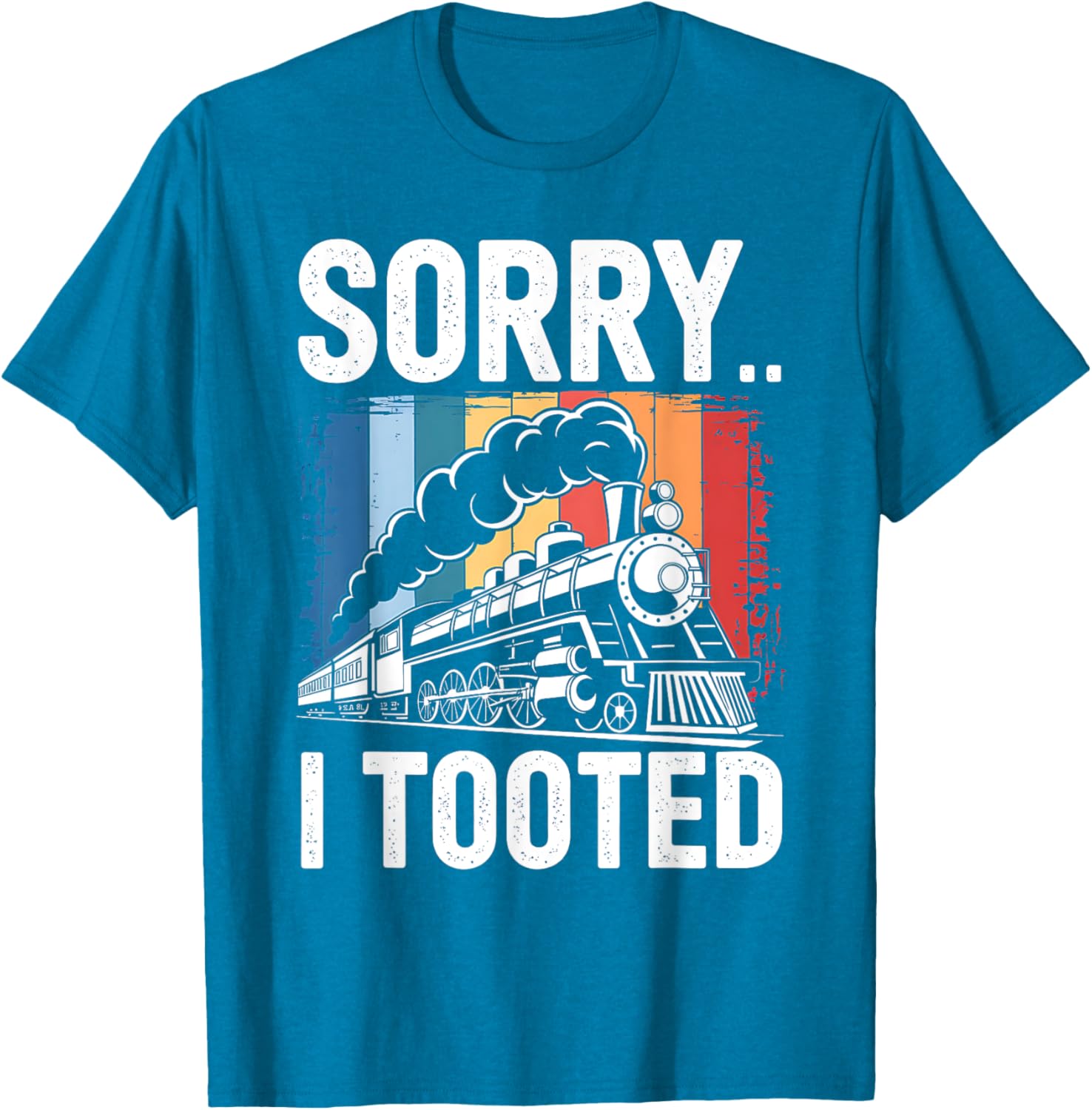 Funny Train Sorry I Tooted T-Shirt for Kids - Perfect Railroad Gift - 2