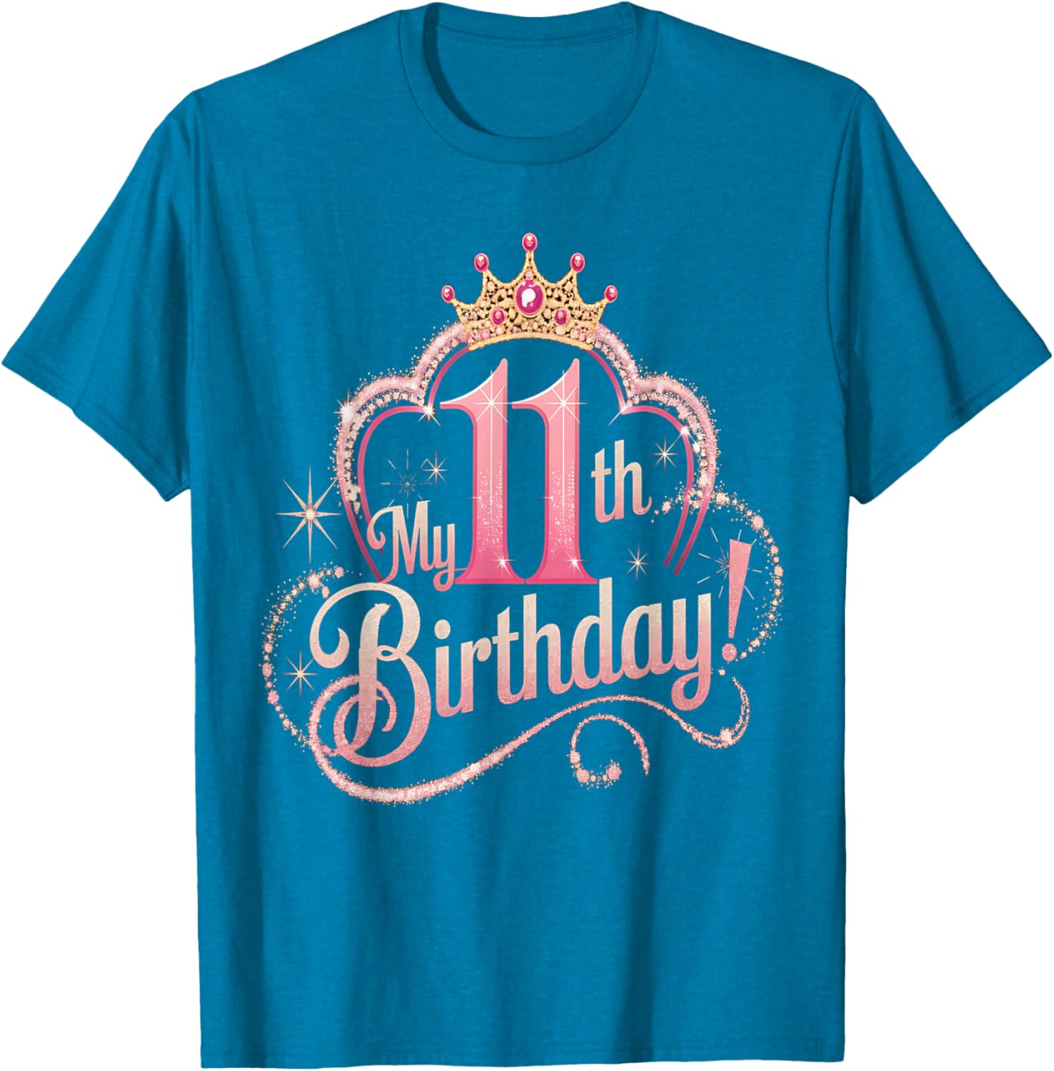 Cute 11th Birthday Shirt for Girls - Fun T-Shirt for Turning 11 - 14