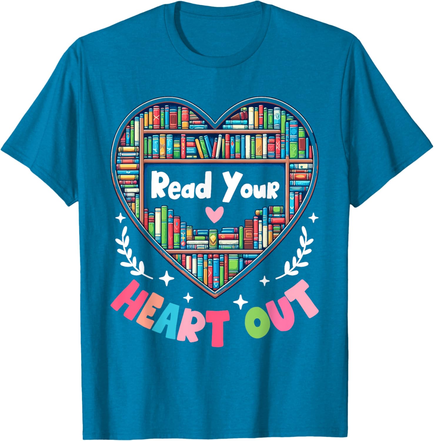 Cute Retro Reading T-Shirt for Women Perfect for Valentine's Day Gift - 16
