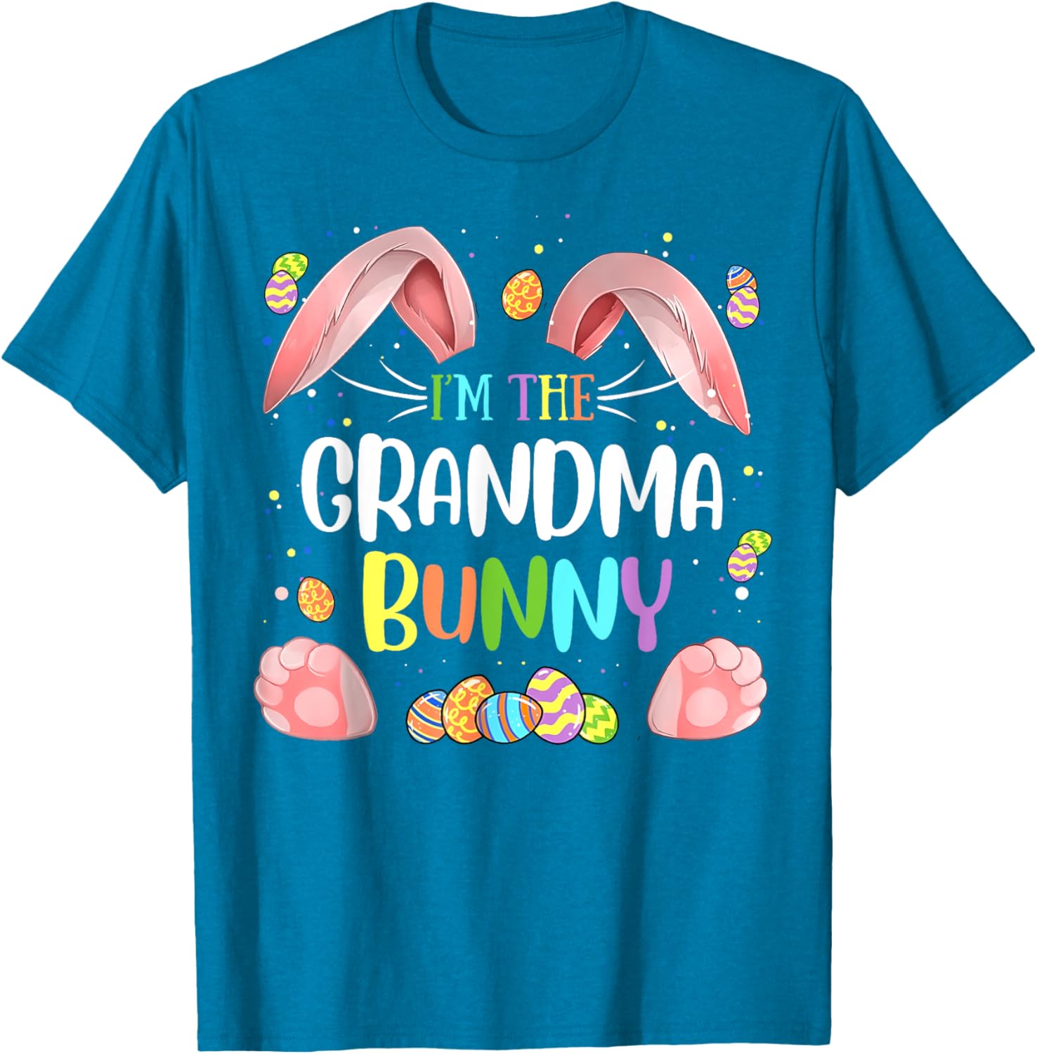 Cute Grandma Bunny Matching Family Easter T-Shirt for Holiday Fun - 3