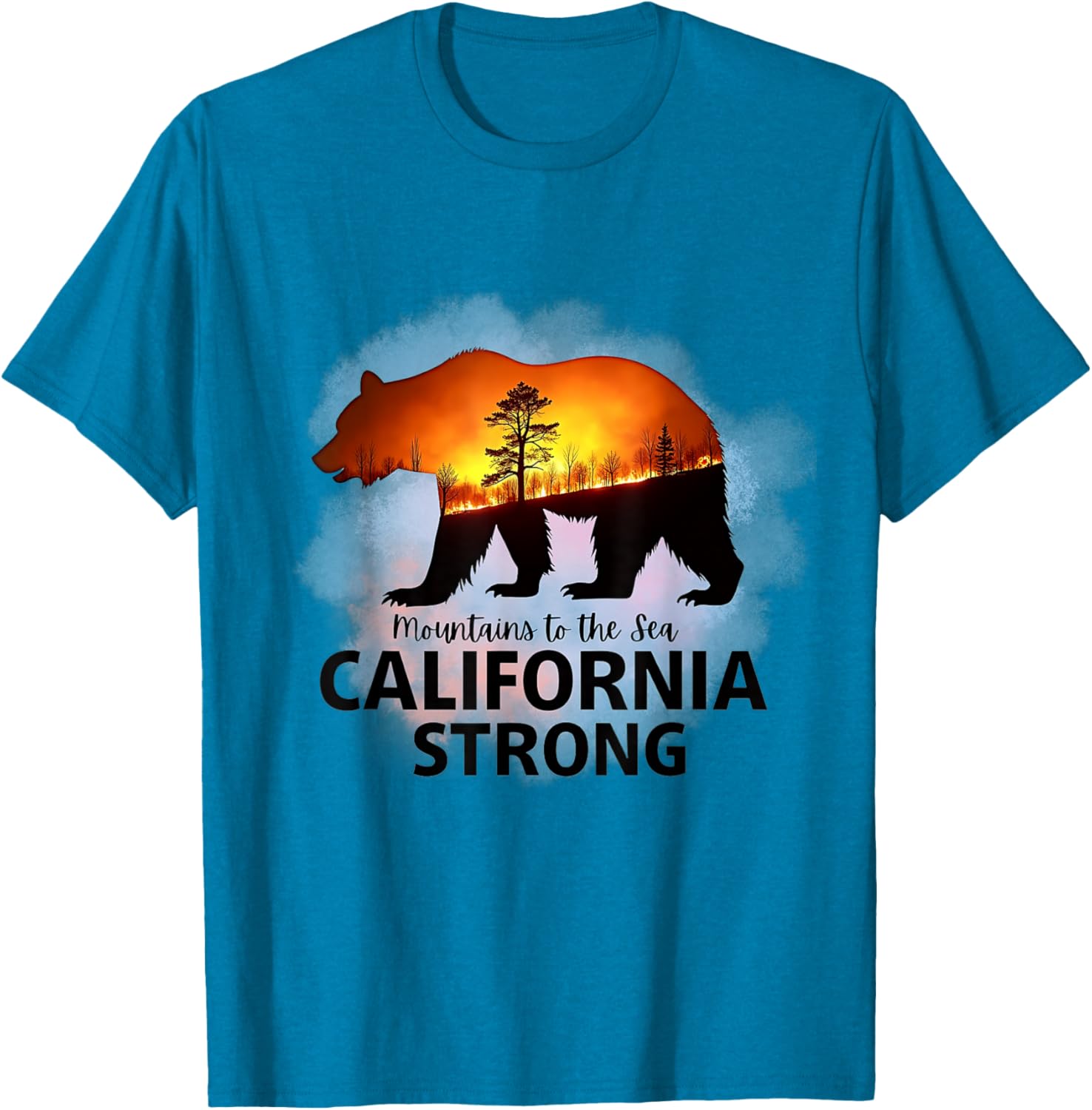 California Strong Bear T-Shirt for Nature Lovers and Adventurers - 3