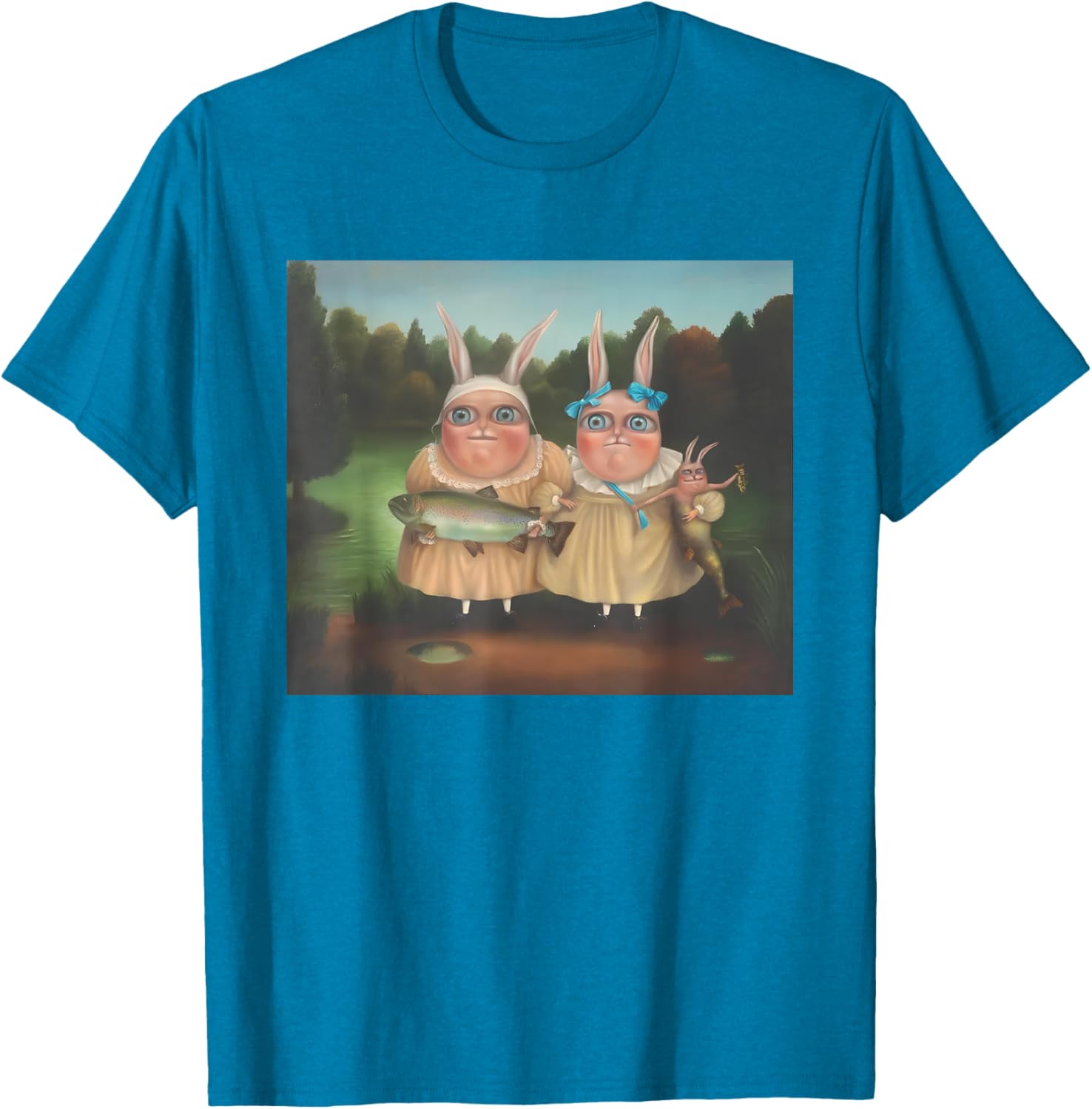 Cute Easter Bunny T-Shirt for Rabbit Lovers by Irena Aizen - 6