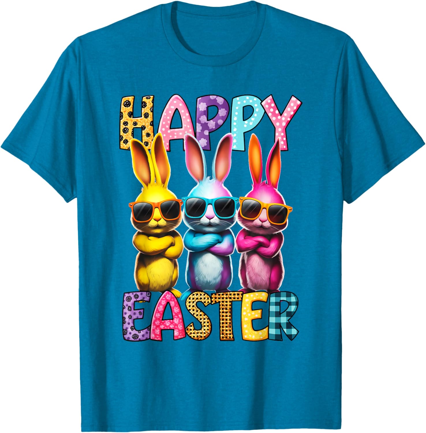 Funny Easter Bunny T-Shirt for Kids and Adults - Happy Easter Tees - 28