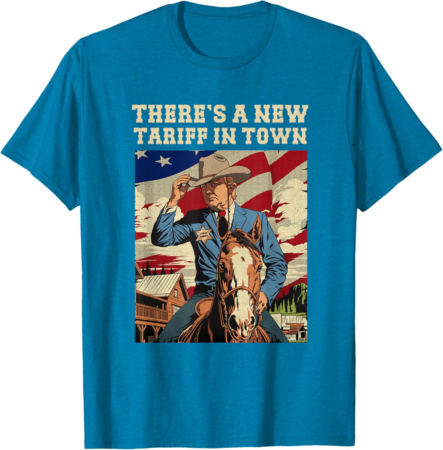 Cool There's A New Tariff In Town T-Shirt for Fun Casual Wear - 17