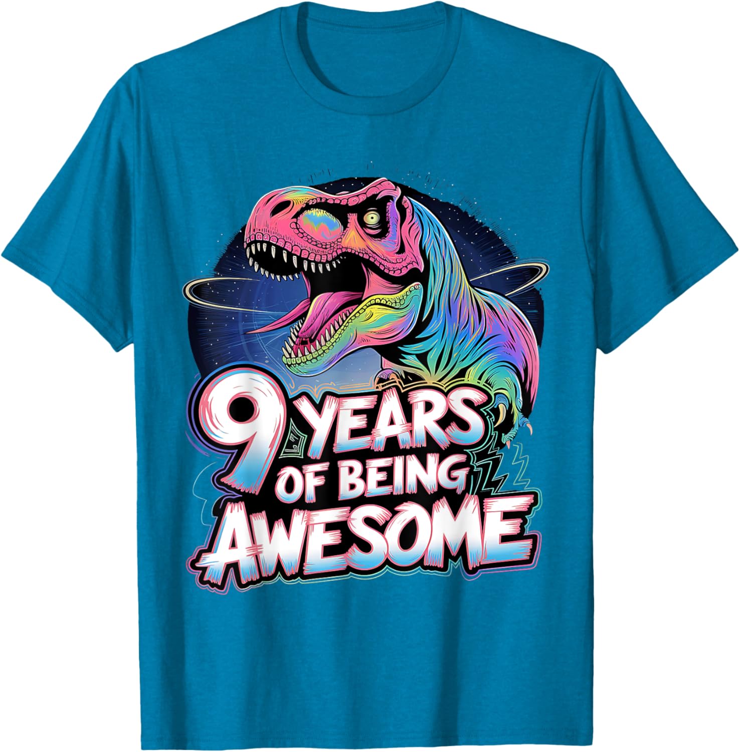 Cute Dinosaur 9th Birthday Shirt for Boys - Perfect Gift for 9 Year Olds - 5