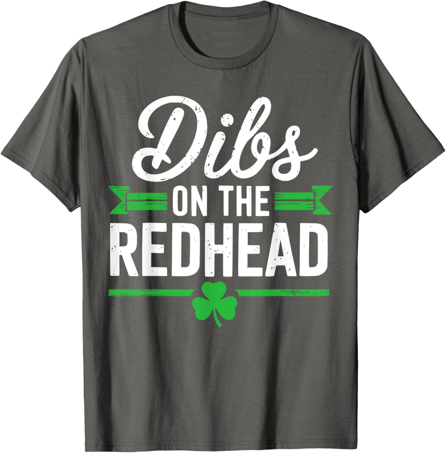 Funny St Patrick's Day Dibs On The Redhead Shamrock T-Shirt for Fun Celebrations - 10