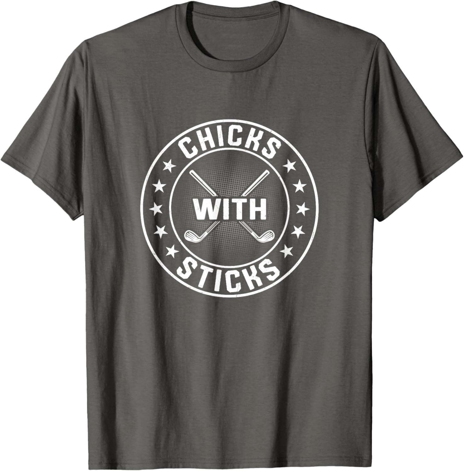 Chicks With Sticks Golf T-Shirt for Women β Fun Golfer Apparel - 16