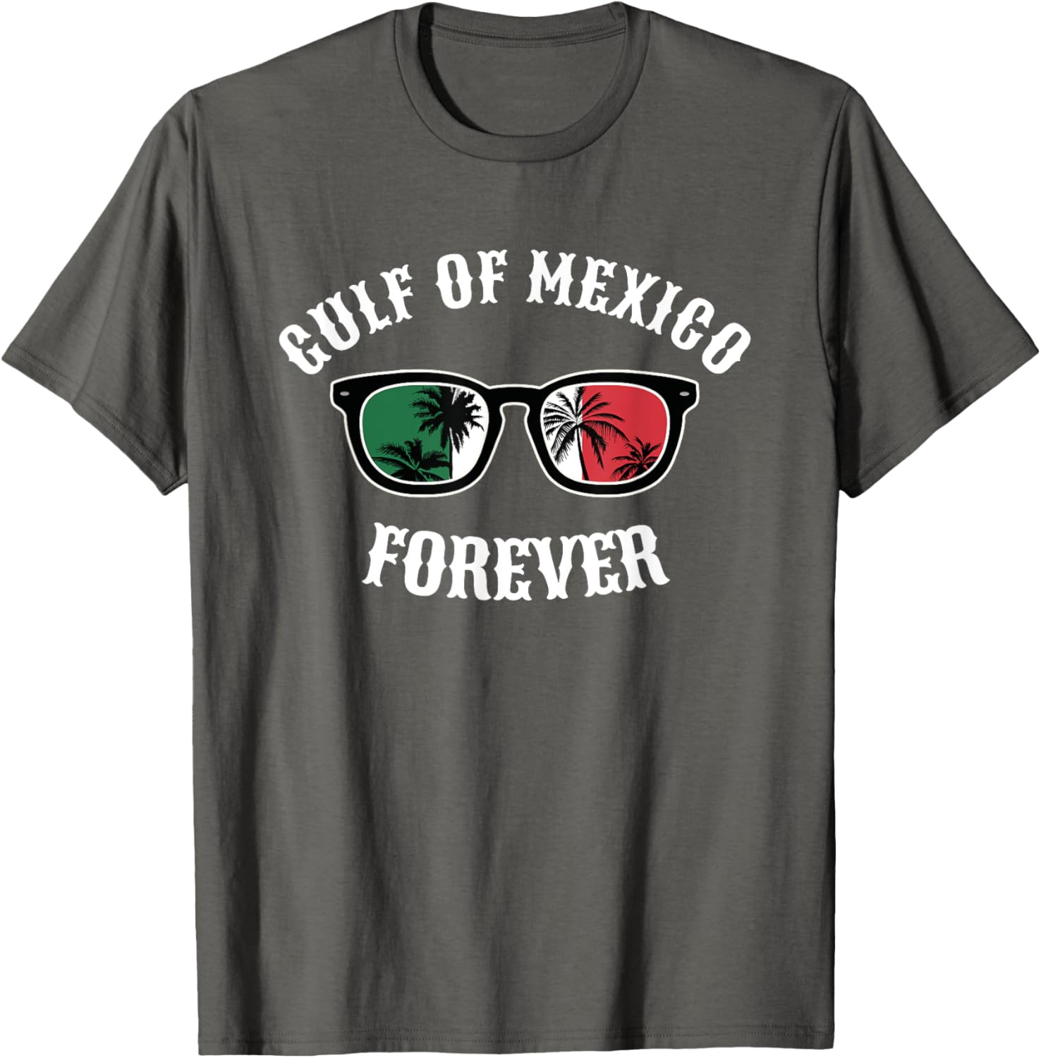 Gulf of Mexico Pride Mexican Flag Beach T-Shirt for Fun Summer Days - 10