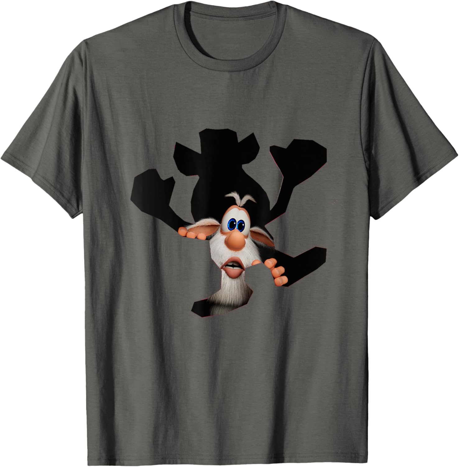 Cool Wall Hole Booba T-Shirt for Unique Casual Style and Comfort - 2