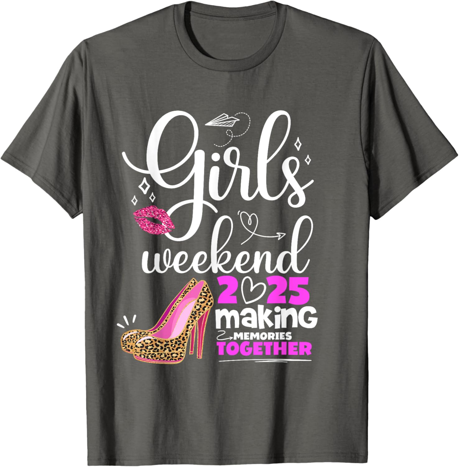 Girls Weekend 2025 Matching T-Shirt for Fun Girls Trip Vibes - 9