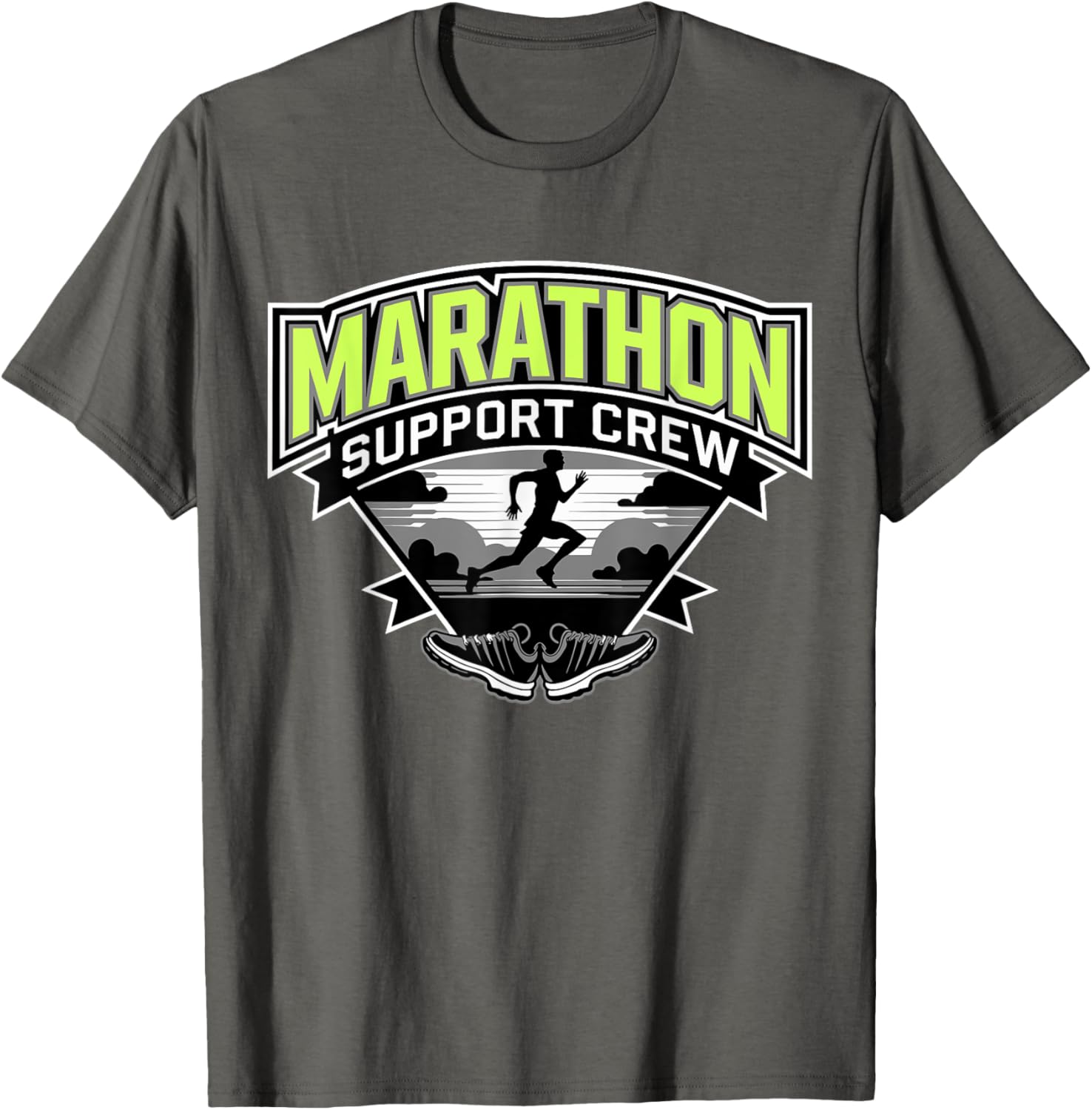 Funny Marathon Support Crew T-Shirt for Men and Women, Perfect Gift - 23