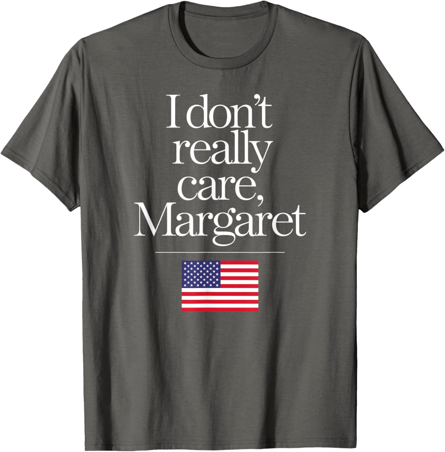 Funny Minimalist JD Vance T-Shirt I Don't Really Care Margaret Design - 6