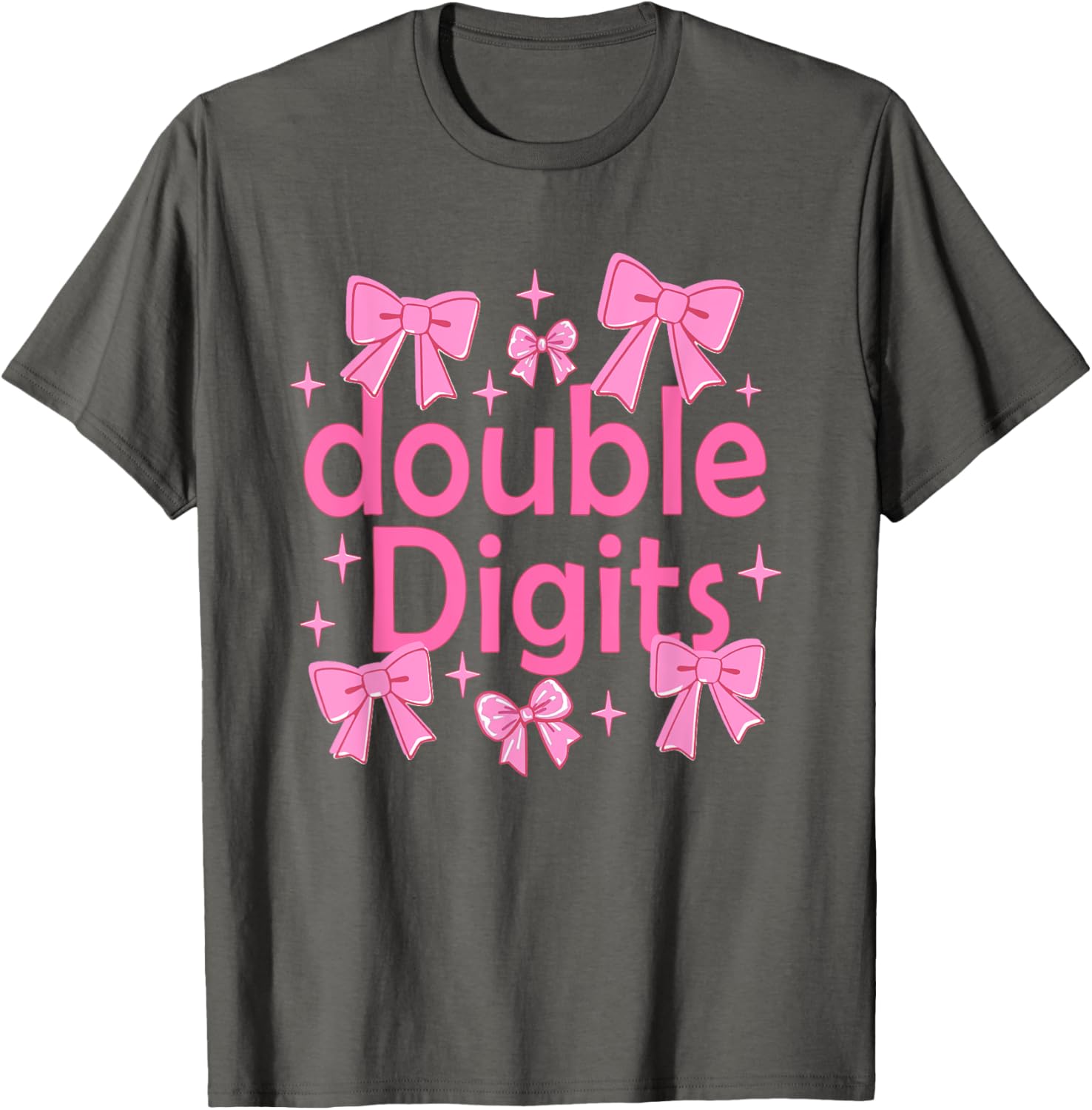 Cute Coquette Bow 10th Birthday T-Shirt for Girls - Perfect Gift for Kids - 2