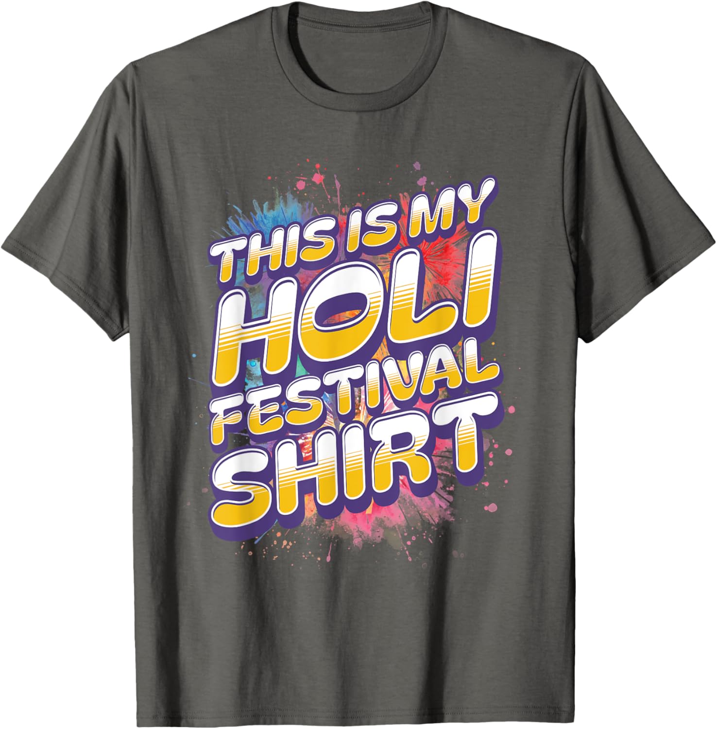 Colorful Holi Festival Shirt for Men and Women - Celebrate in Style - 8