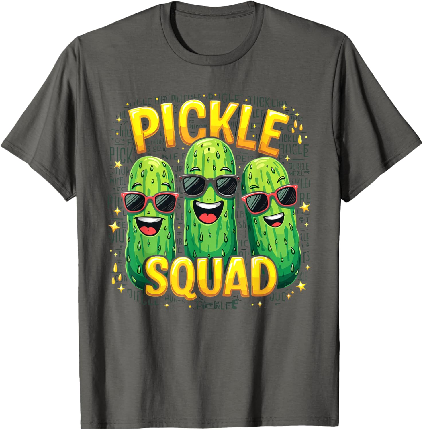 Cute Pickle Squad Shirt Fun Cucumber Jar T-Shirt for Pickle Lovers - 8