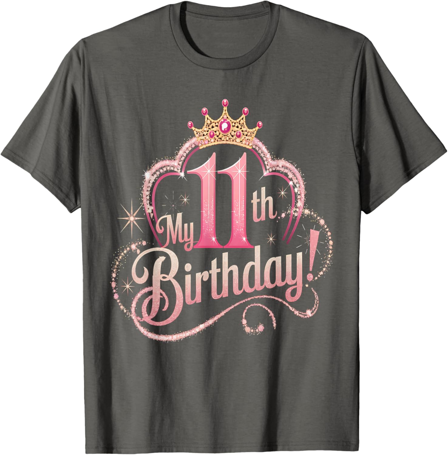 Cute 11th Birthday Shirt for Girls - Fun T-Shirt for Turning 11 - 6