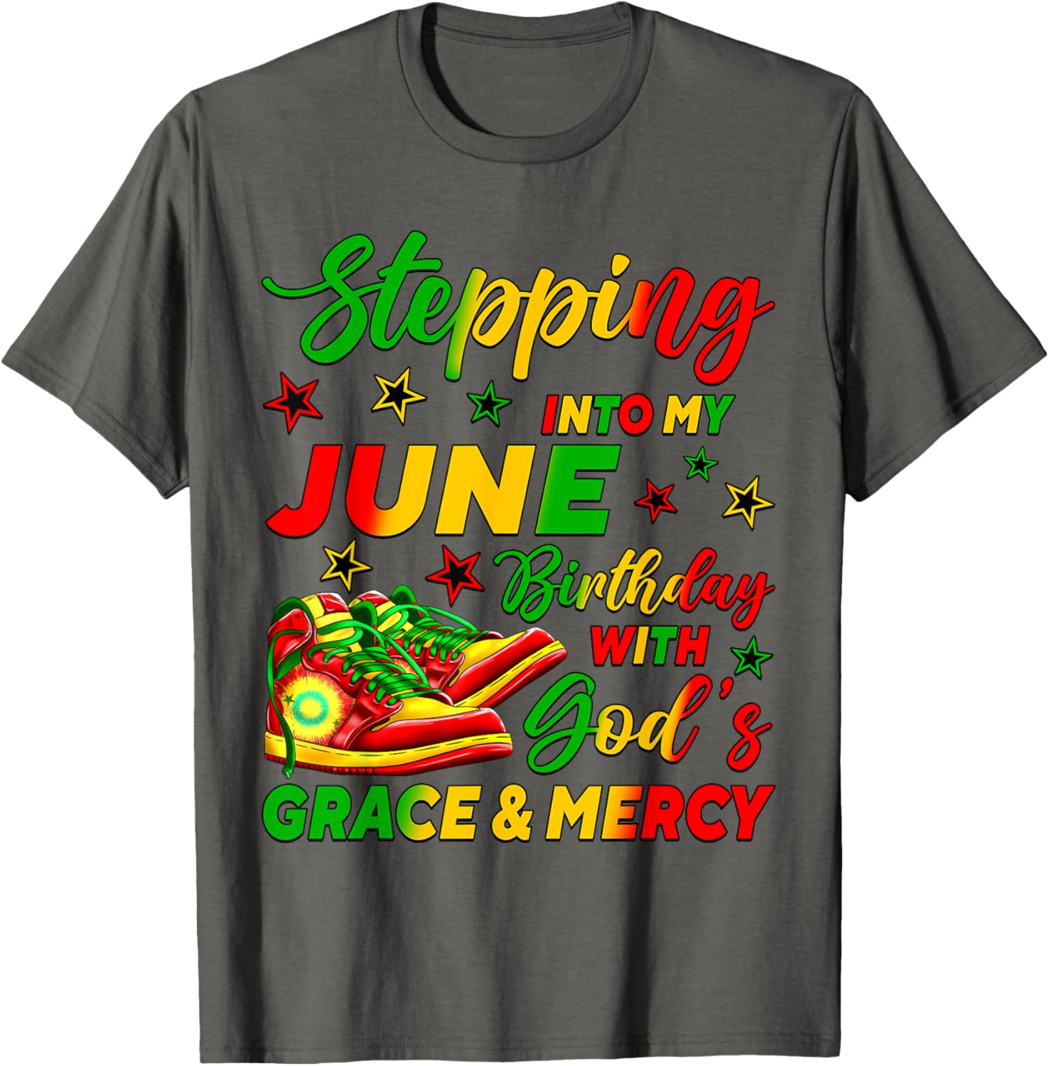 Celebrate My June Birthday with Stylish African American Shoes T-Shirt - 22