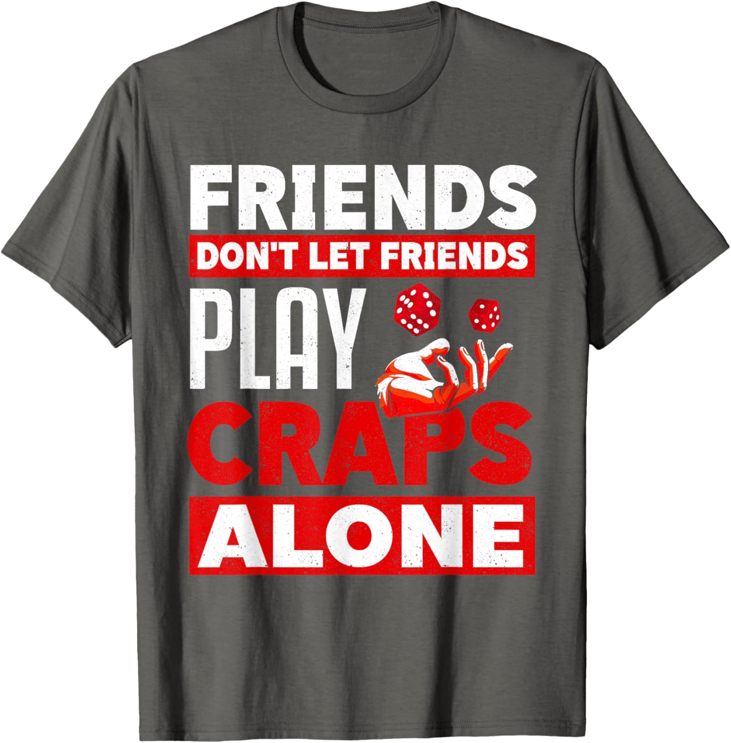 Funny Craps Dice Game T-Shirt for Gamblers - Perfect for Casual Wear - 3
