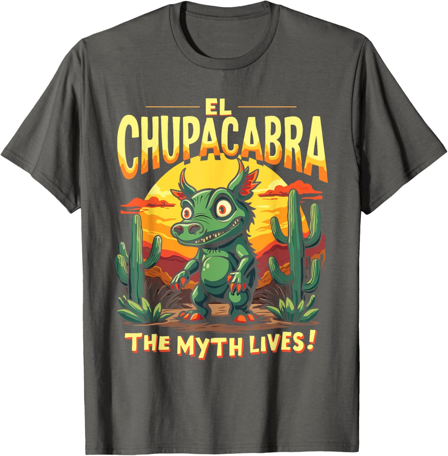 El Chupacabra Adventure T-Shirt for Myth Lovers and Vampire Fans - 6
