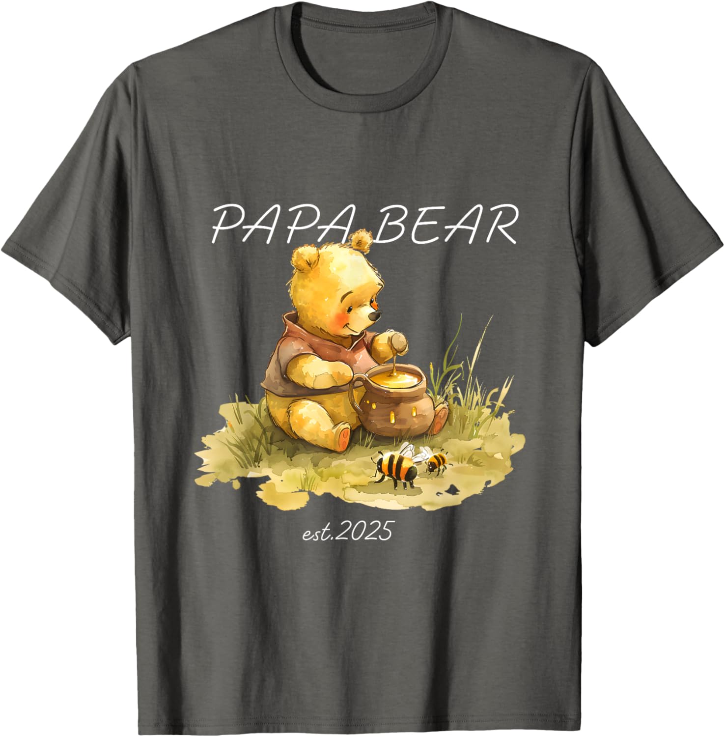 Cute Papa Bear Honey T-Shirt for Dads β Stylish and Comfy Men's Tee - 11