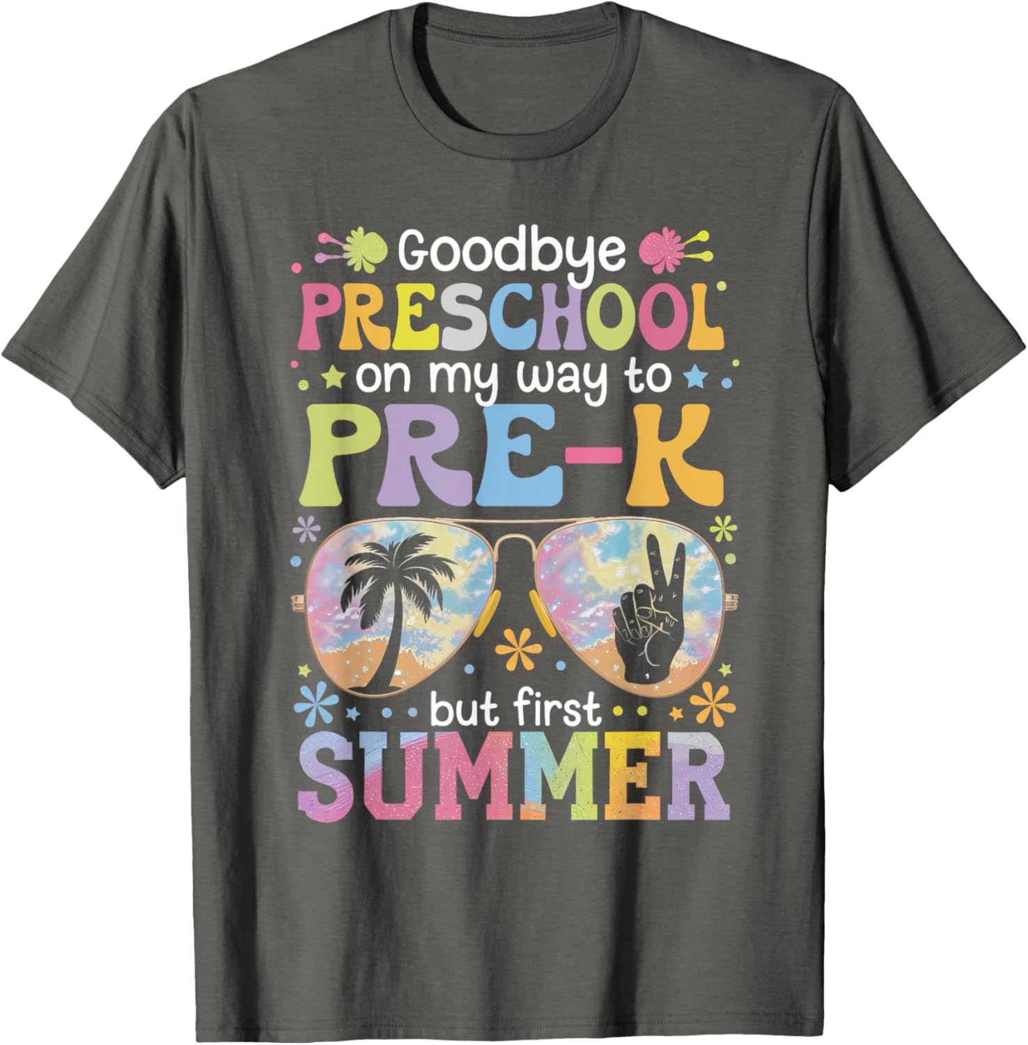 Goodbye Preschool Pre-K Last Day of School Fun T-Shirt for Kids - 2