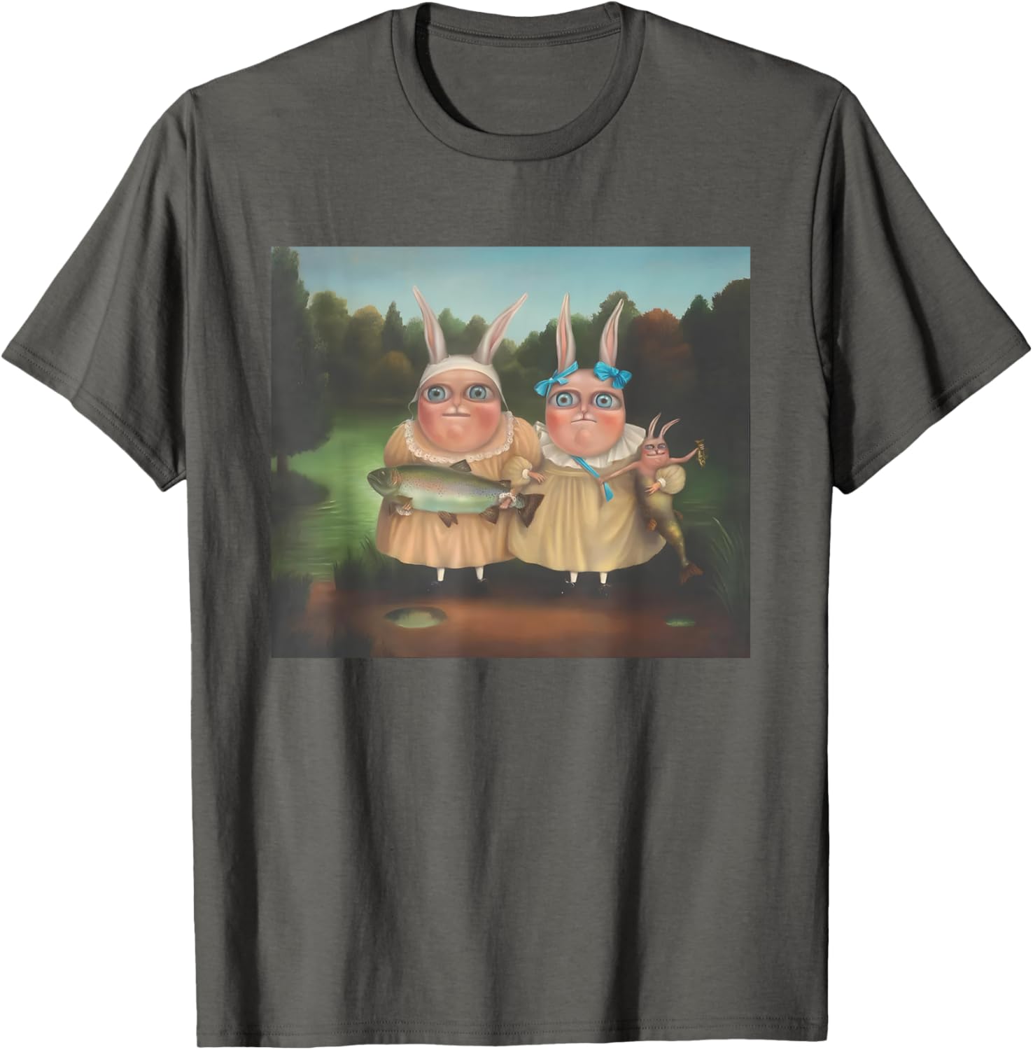 Cute Easter Bunny T-Shirt for Rabbit Lovers by Irena Aizen - 22