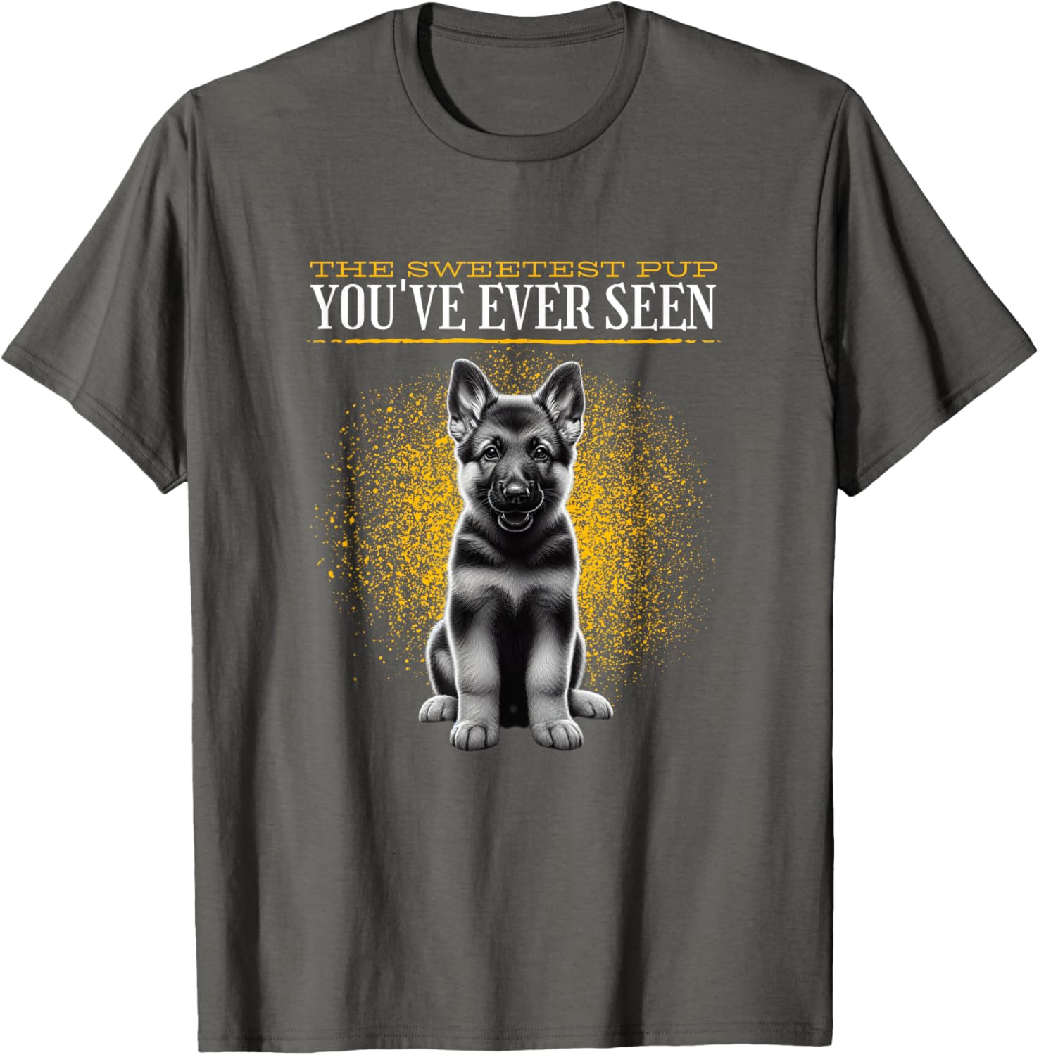 Cute German Shepherd Puppy T-Shirt for Dog Lovers and Pet Owners - 2