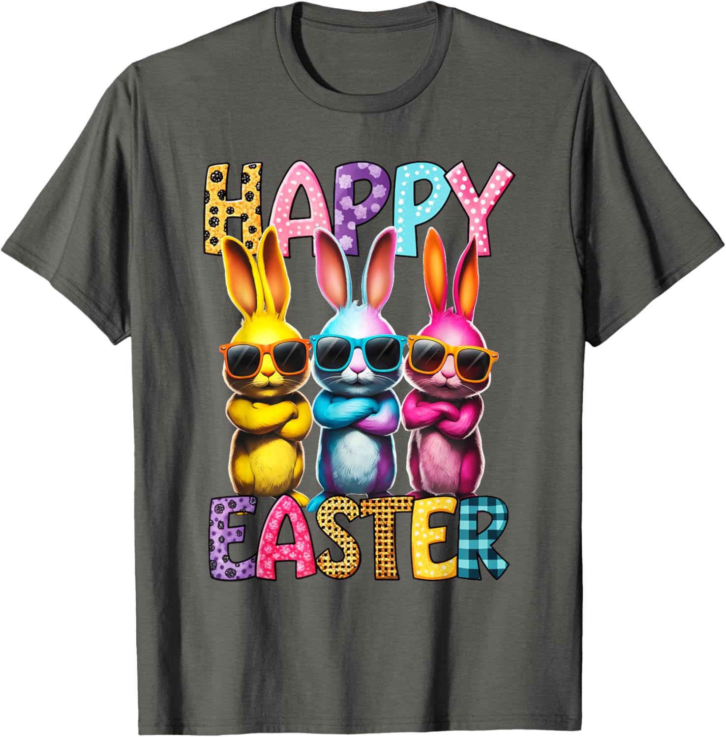 Funny Easter Bunny T-Shirt for Kids and Adults - Happy Easter Tees - 17