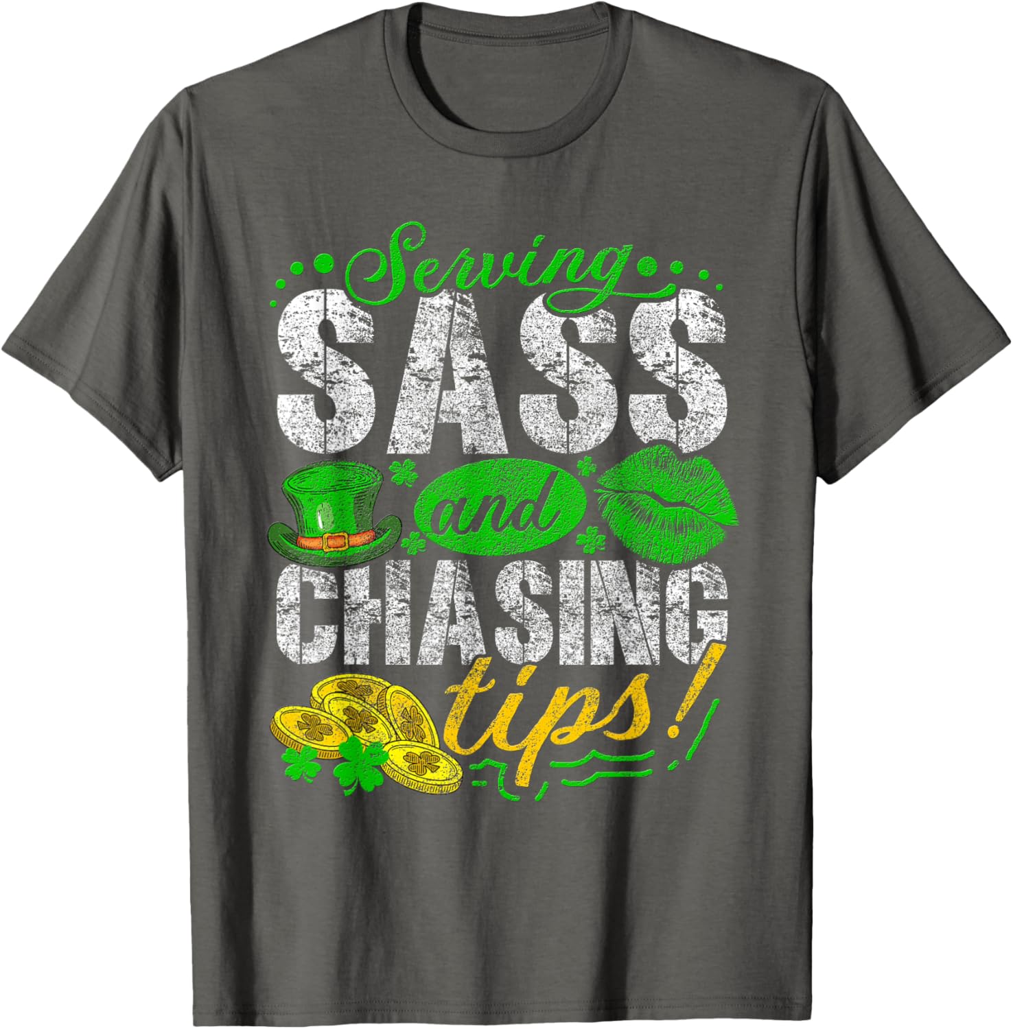 Funny St Patricks Day T-Shirt for Waitresses and Bartenders - 3