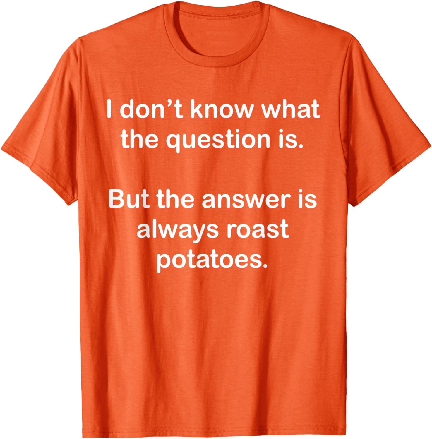 Funny British Food Love T-Shirt for Sunday Roasts and Roast Potatoes - 1