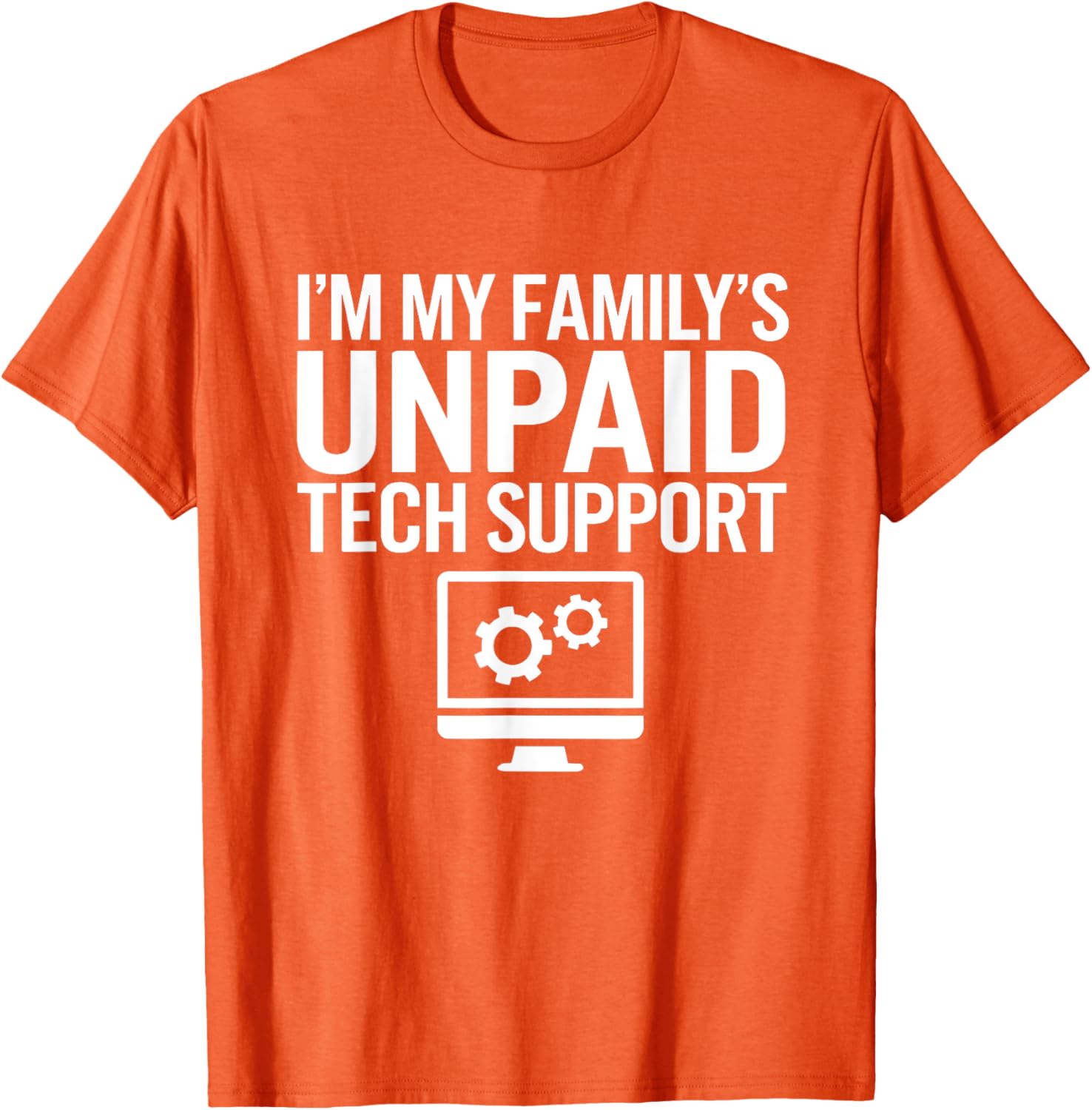 Funny Unpaid Tech Support T-Shirt for Computer Engineers Family Gift - 11