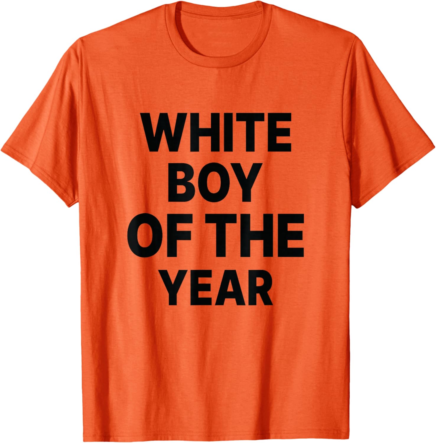 Funny White Boy Of The Year T-Shirt for Casual Style and Fun Wear - 3