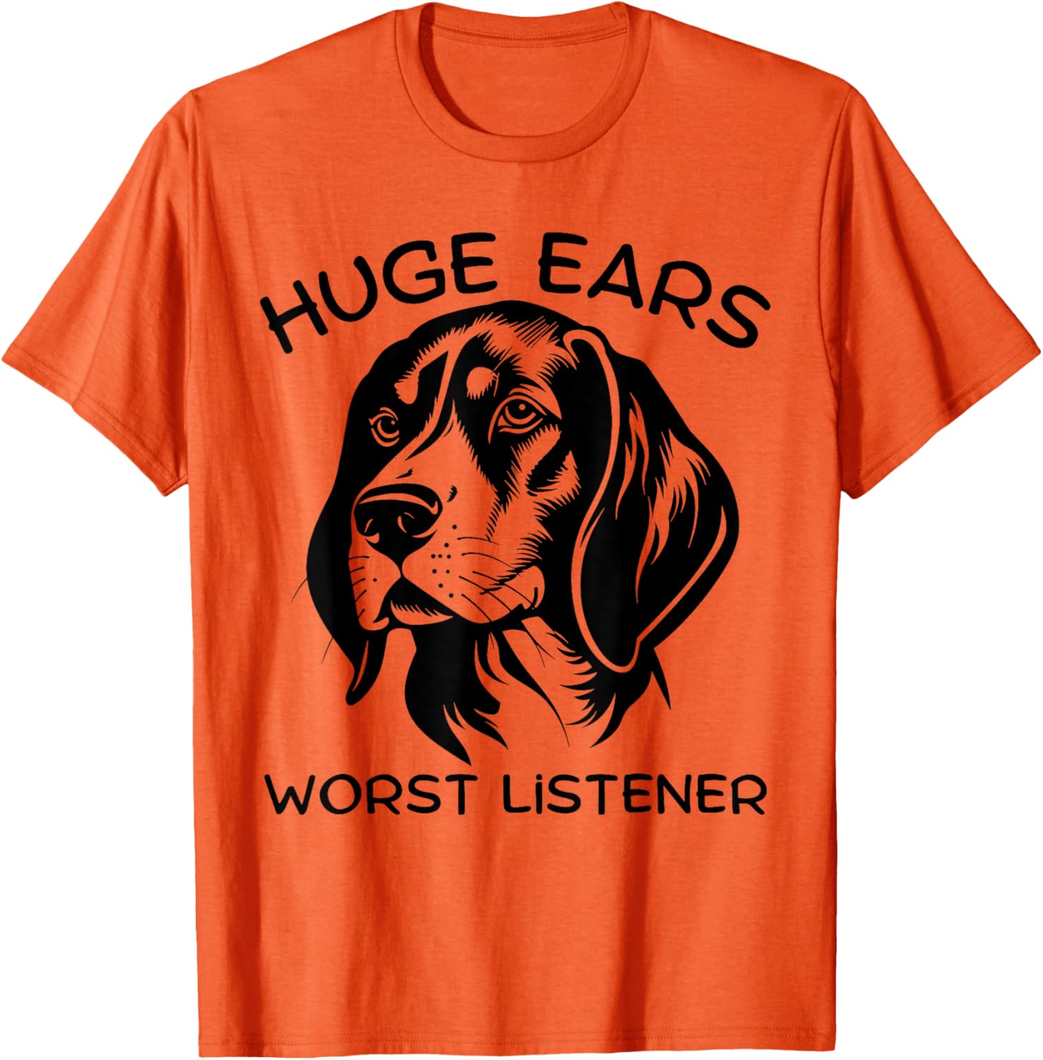 Funny Beagle Dog T-Shirt for Men and Women with Huge Ears and Attitude - 5