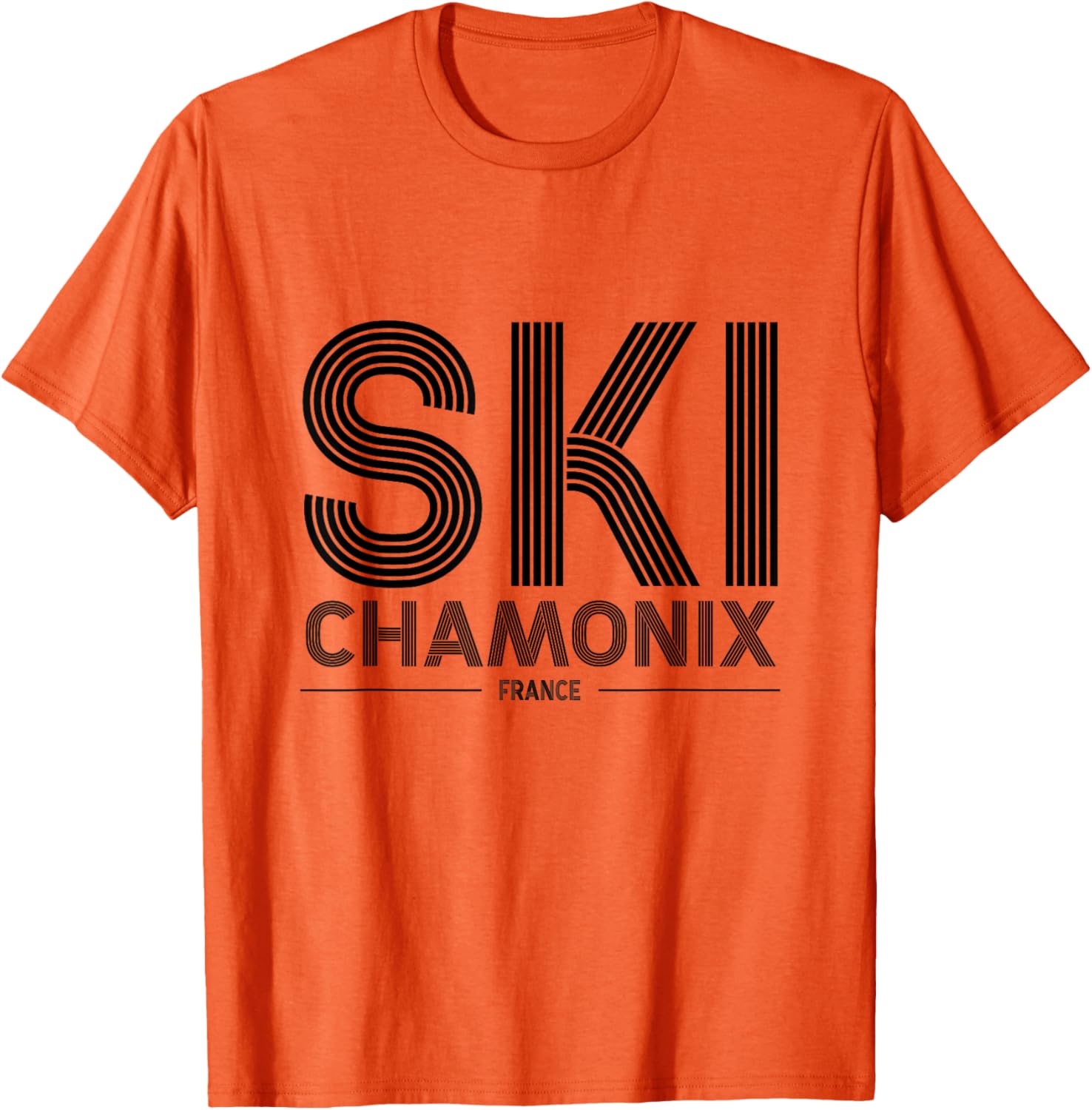 Chamonix Ski Resort T-Shirt for Ski Lovers in the French Alps - 19