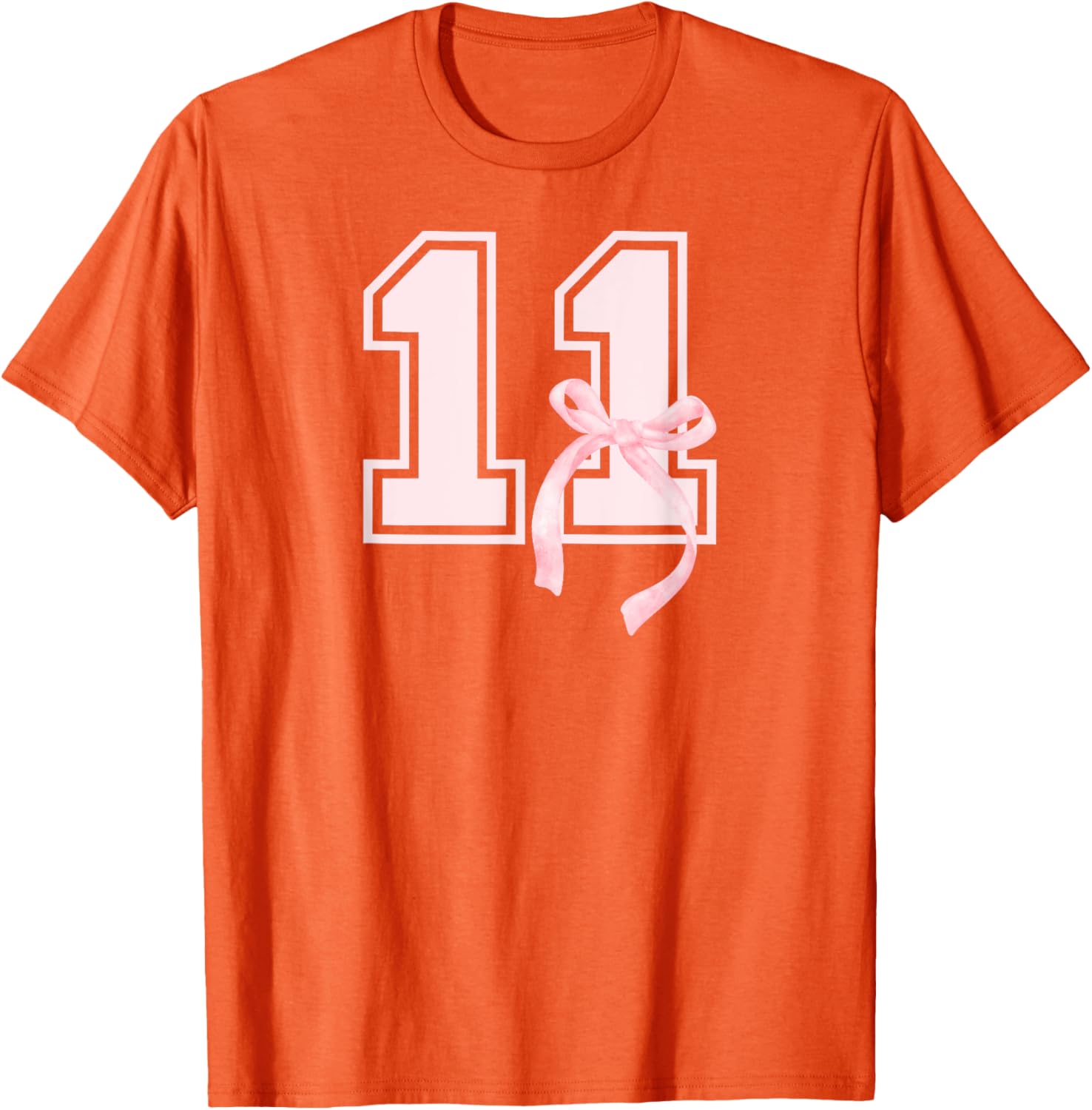 Coquette Bow T-Shirt for 11th Birthday Girls β Fun & Stylish Gift! - 4