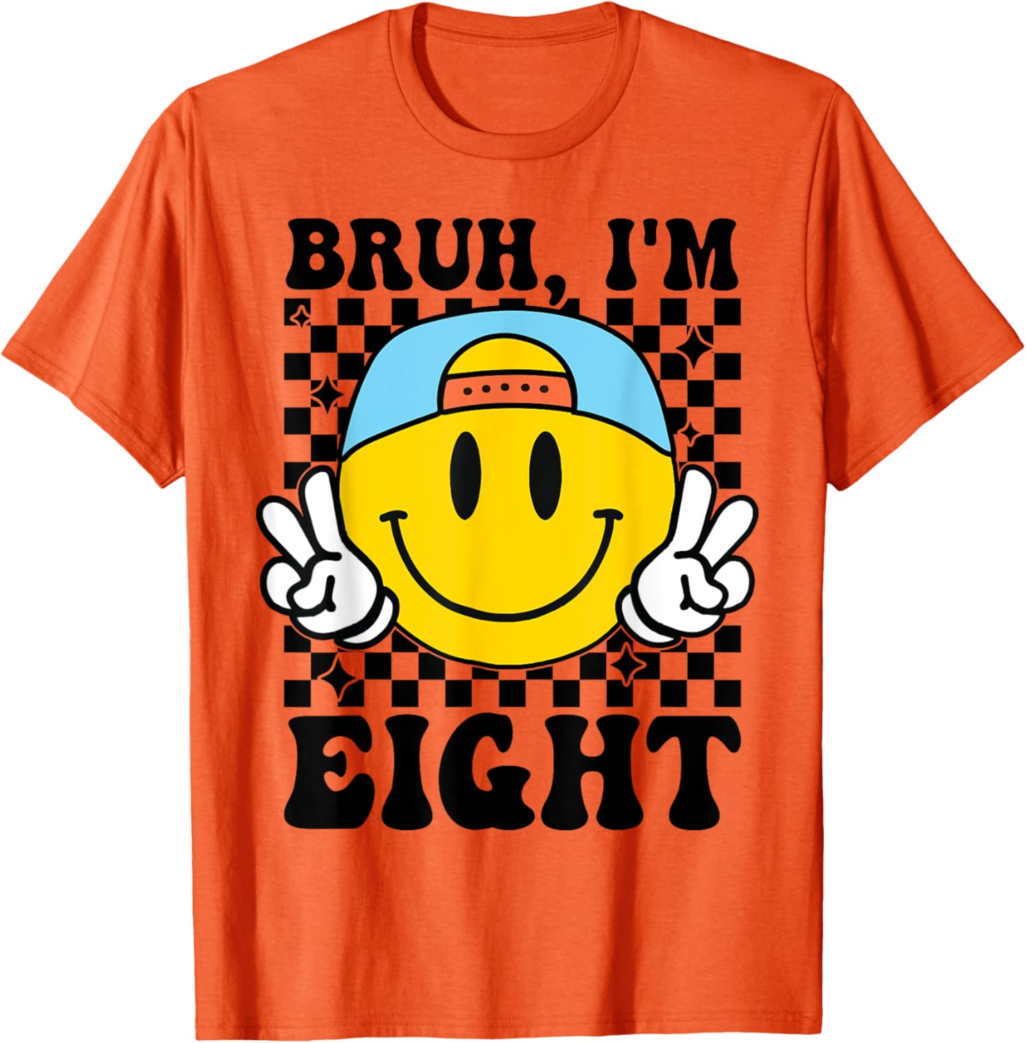 Groovy 8th Birthday T-Shirt for Boys and Girls Fun Gift Idea - 20