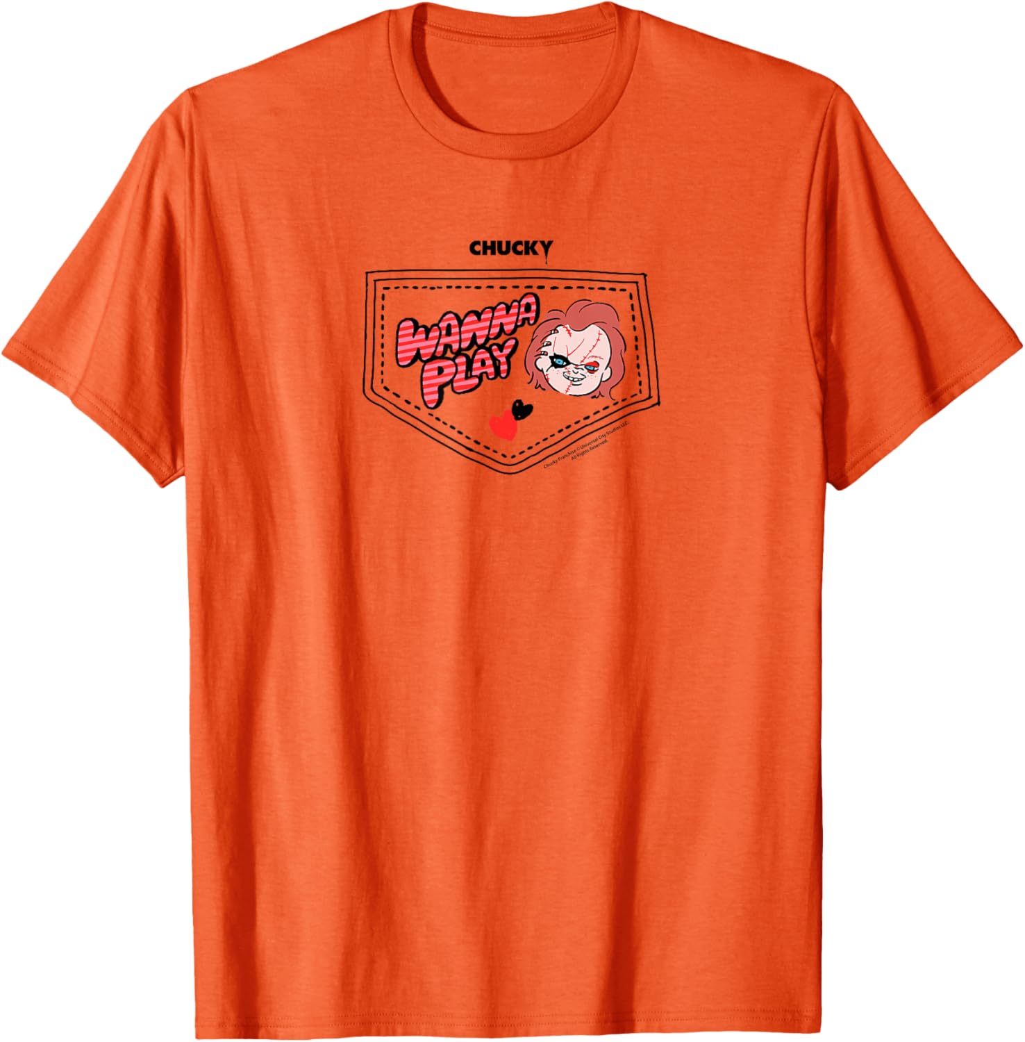 Chucky Wanna Play Faux Pocket T-Shirt for Trendy Kids' Fashion - 12