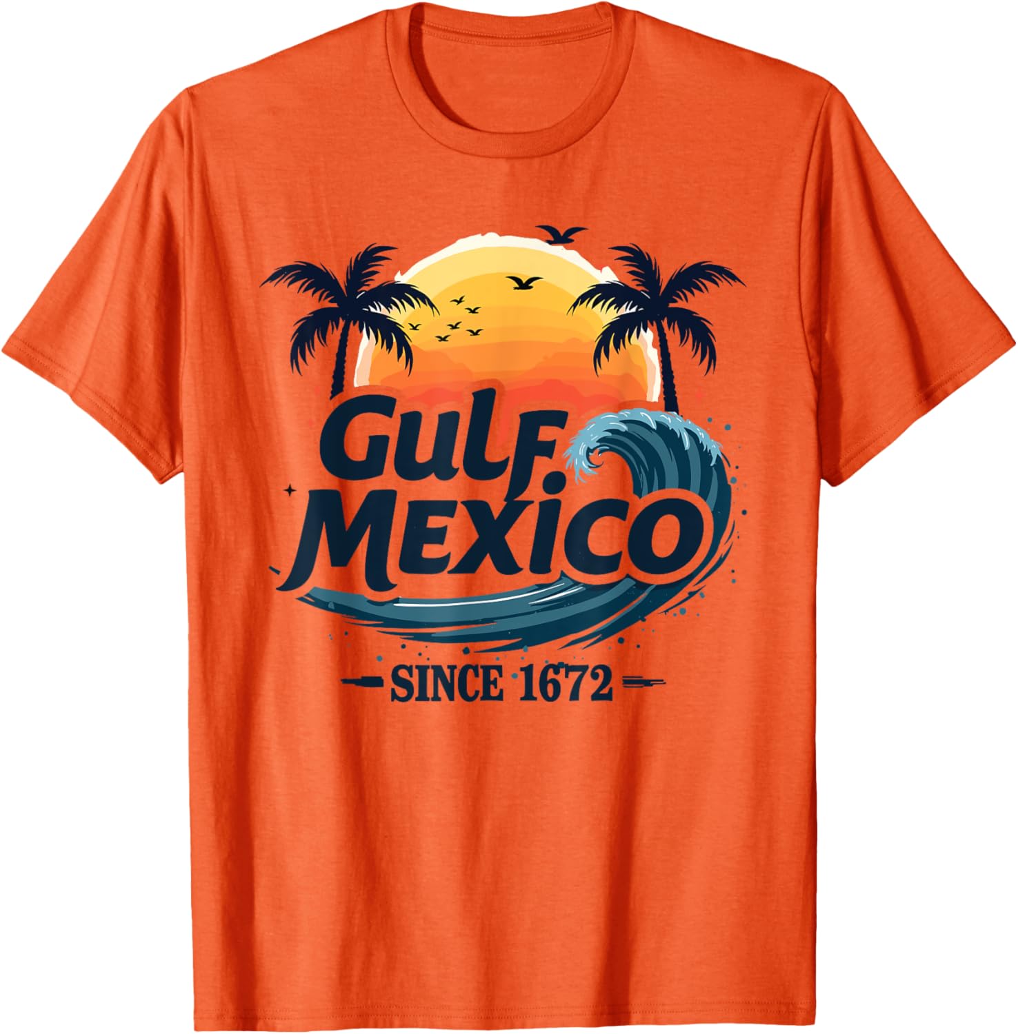 Gulf of Mexico Forever Chill T-Shirt for Comfortable Beach Vibes - 7