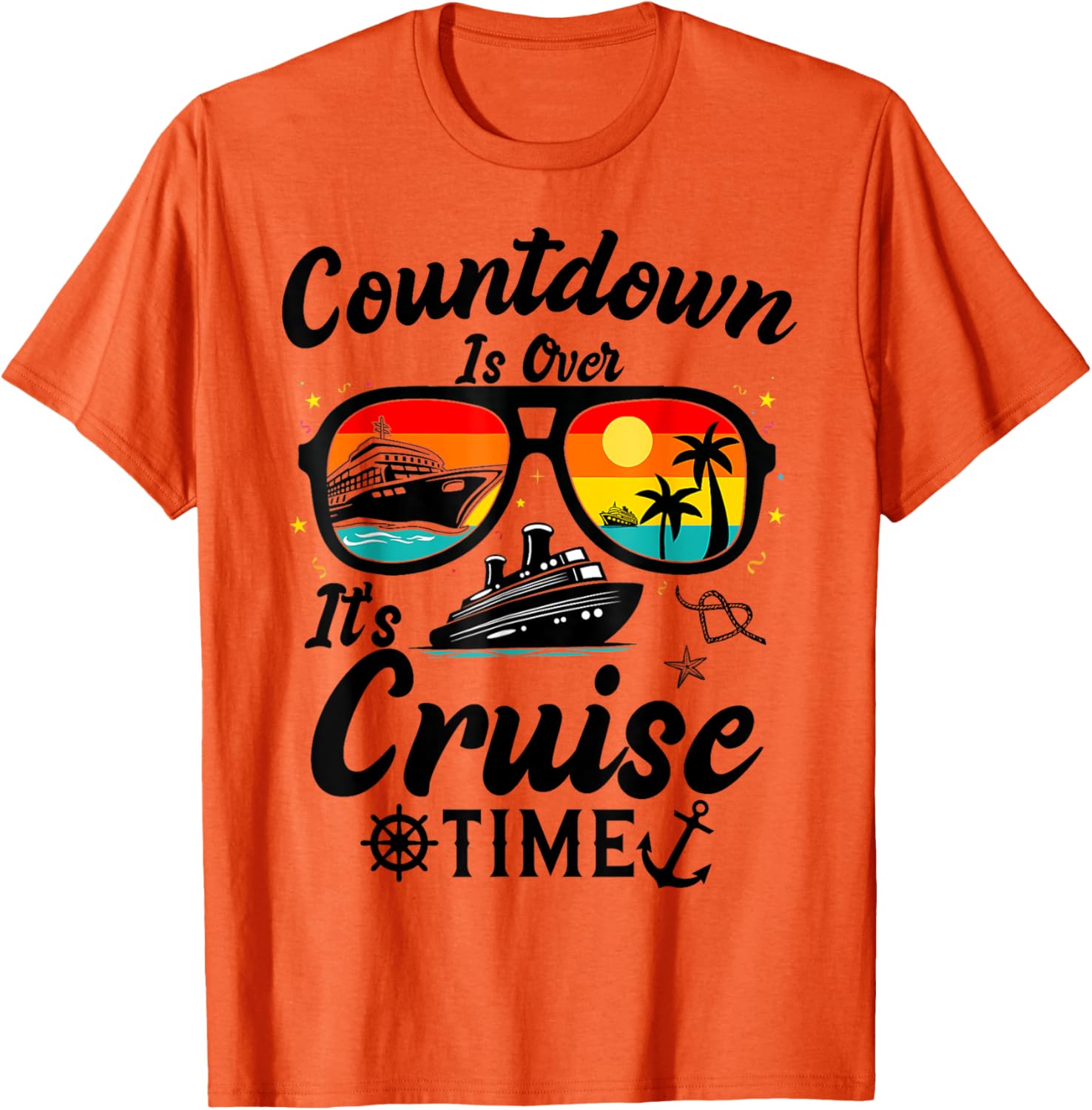 Cruise Time Countdown T-Shirt for Men and Women - Fun Vacation Apparel - 21