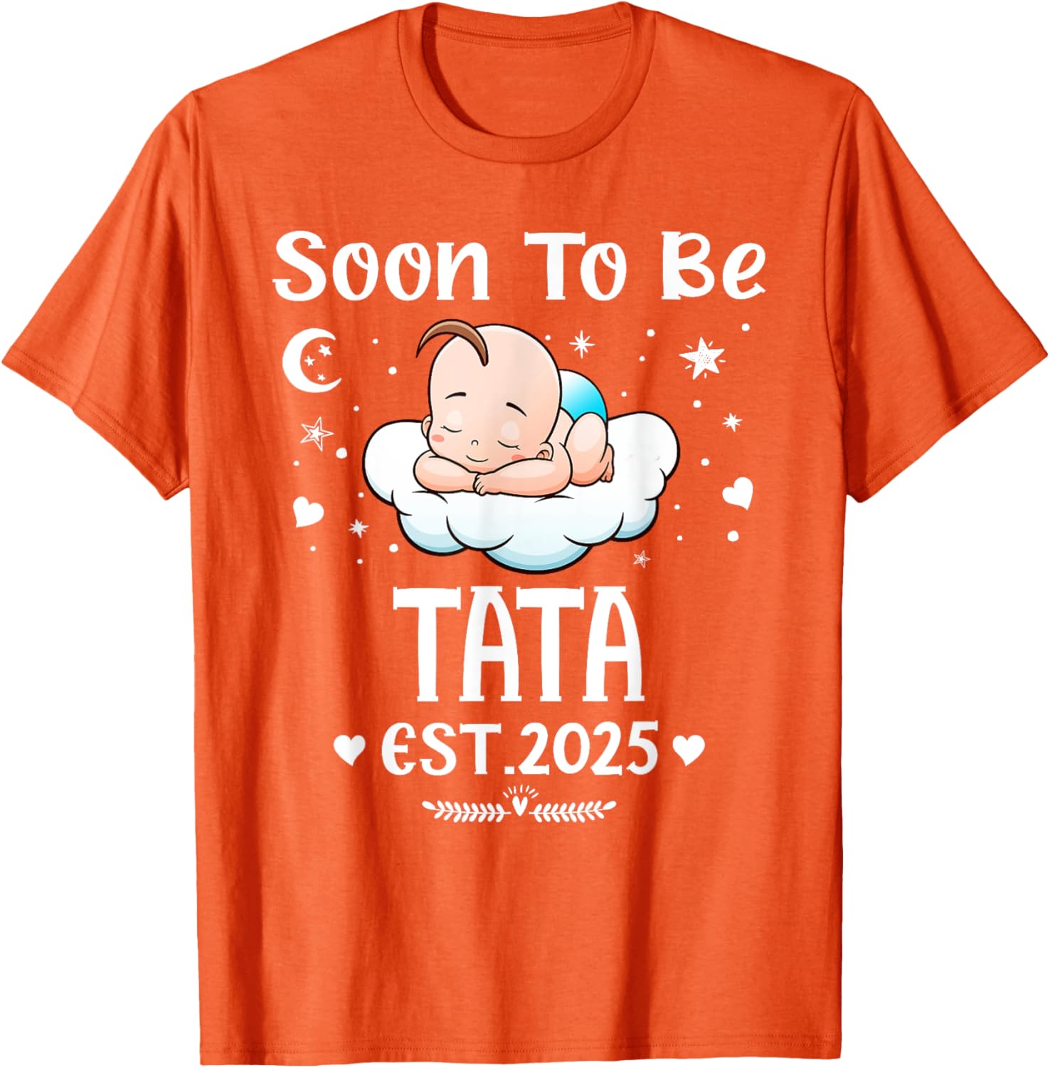 Cute Hearts Father's Day T-Shirt for 2025 by Soon To Be Tata - 23