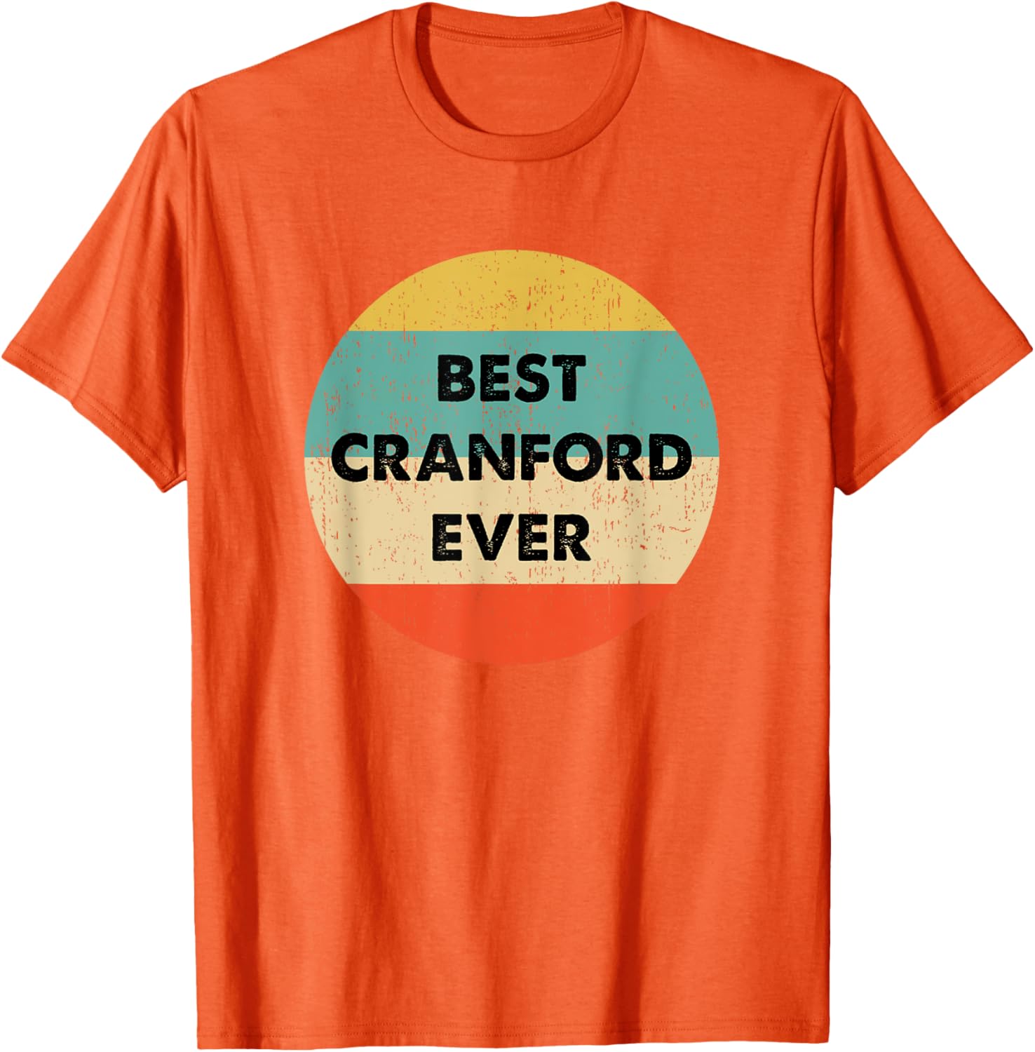 Cranford Name T-Shirt for Stylish Comfort in Clothing and Jewelry - 21